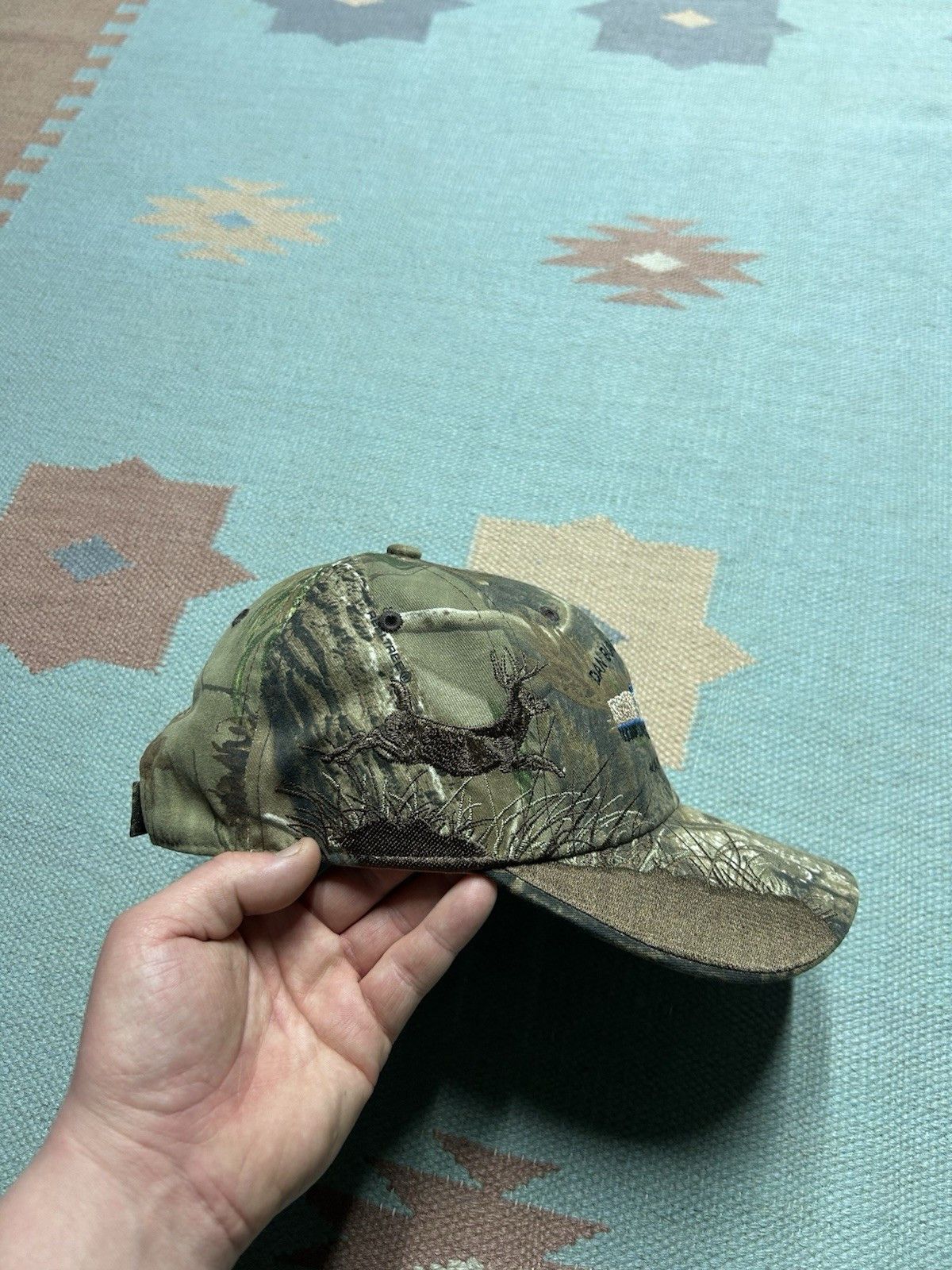 Vintage Dri Duck hat camo Dan Bundy logging Michigan truck deer wild Size ONE SIZE - 4 Thumbnail