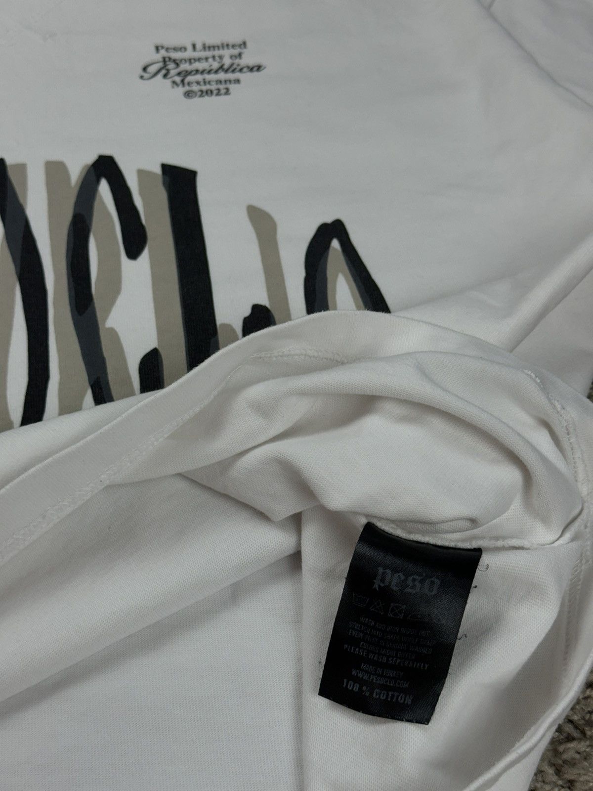 Peso Oversize t shirt Peso y2k original skate hip-hop item Size US L / EU 52-54 / 3 - 3 Thumbnail