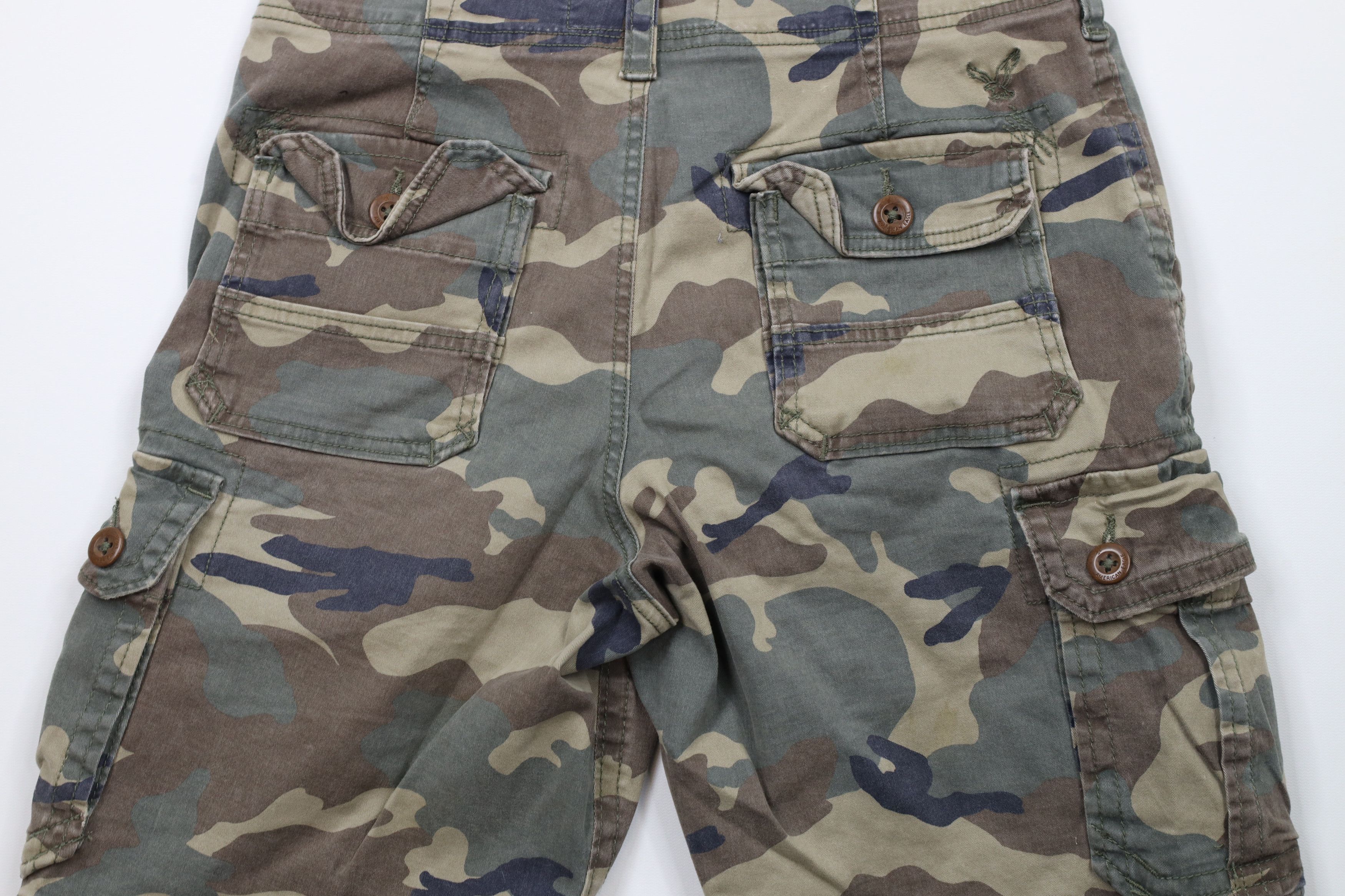 American Eagle Outfitters × Vintage Vintage American Eagle Outfitters Camouflage Cargo Shorts Size US 30 / EU 46 - 10 Thumbnail
