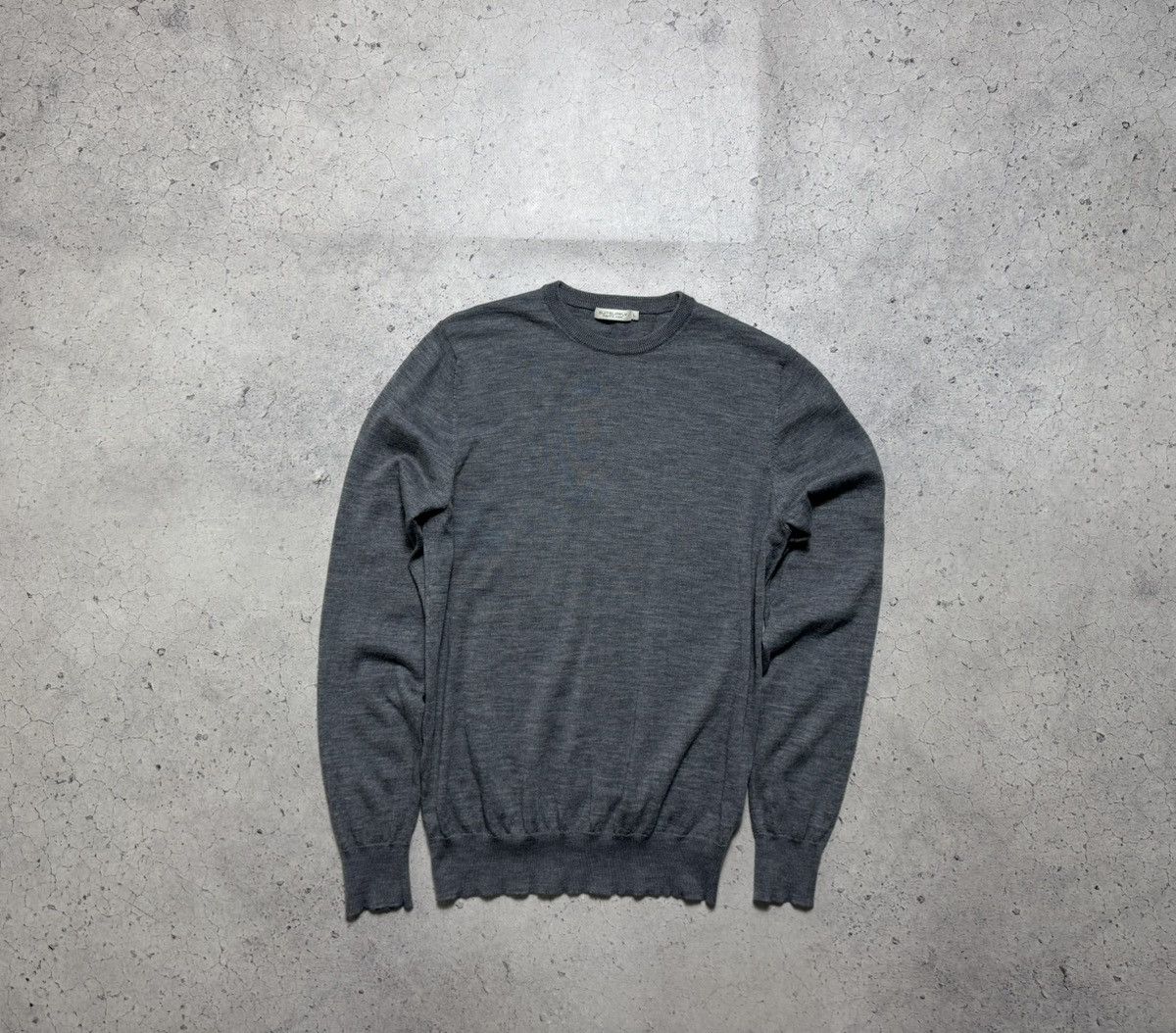 Suitsupply Suitsupply Wool Sweater Grey Size L Size US L / EU 52-54 / 3 - 2 Thumbnail
