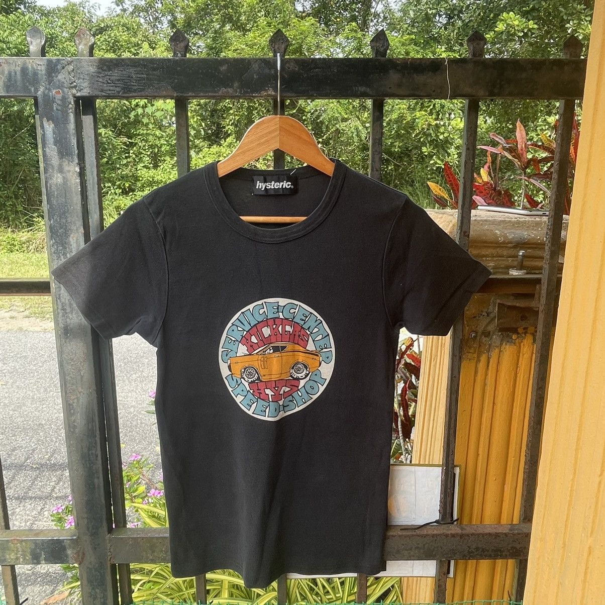 Hysteric Glamour 🔥🇯🇵Hysteric Glamour Speed Shop Service Center Graphic Tee Size US XS / EU 42 / 0 - 1 Thumbnail