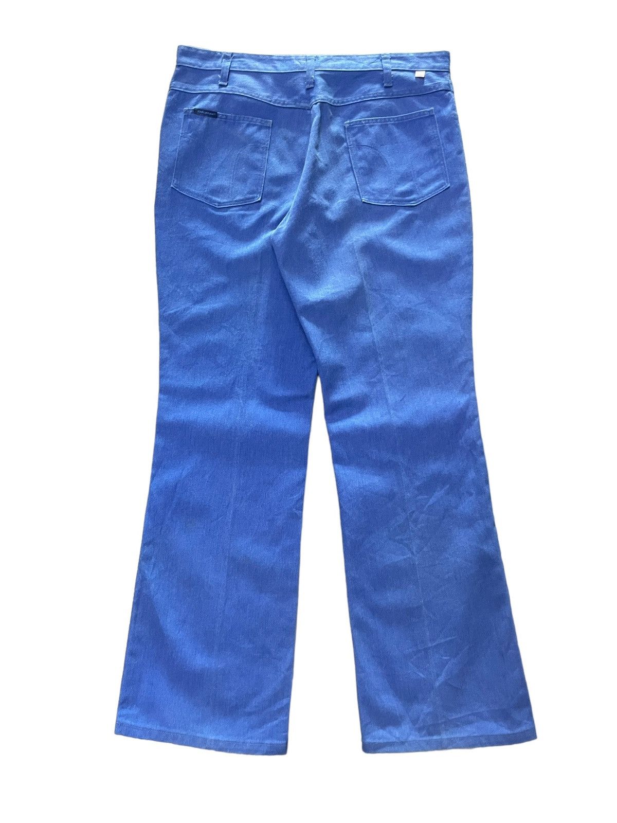 Dickies × Vintage Vintage 70s Dickies sta-prest flared men denim pants talon Size US 34 / EU 50 - 2 Thumbnail
