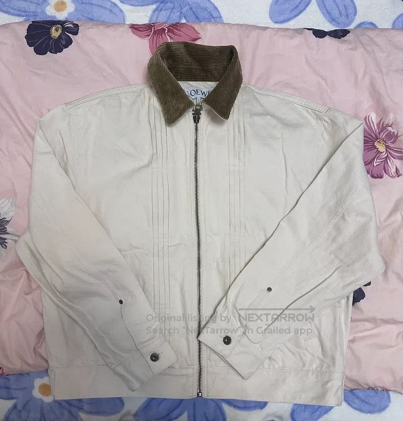 Loewe Loewe FW24 Solid Color Lapel Zipper Loose Straight Sleeve Size US L / EU 52-54 / 3 - 1 Thumbnail