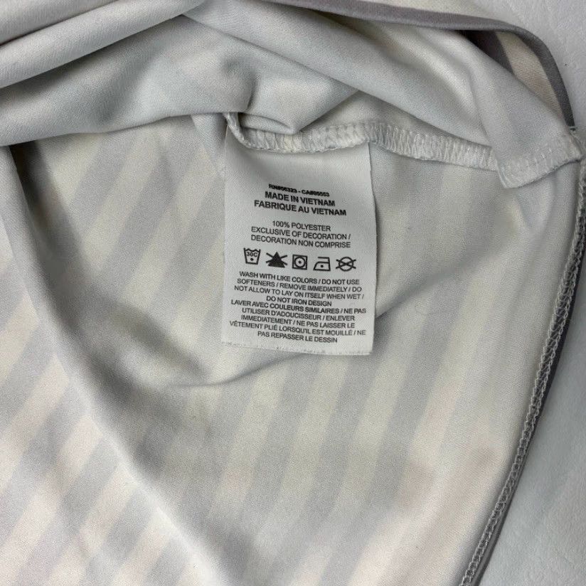 Nike Nike Dri-FIT Polo Shirt CU9858-311 Mens XL Gray Stripe Performance Golf Top 8494 Size US XXL / EU 58 / 5 - 5 Thumbnail