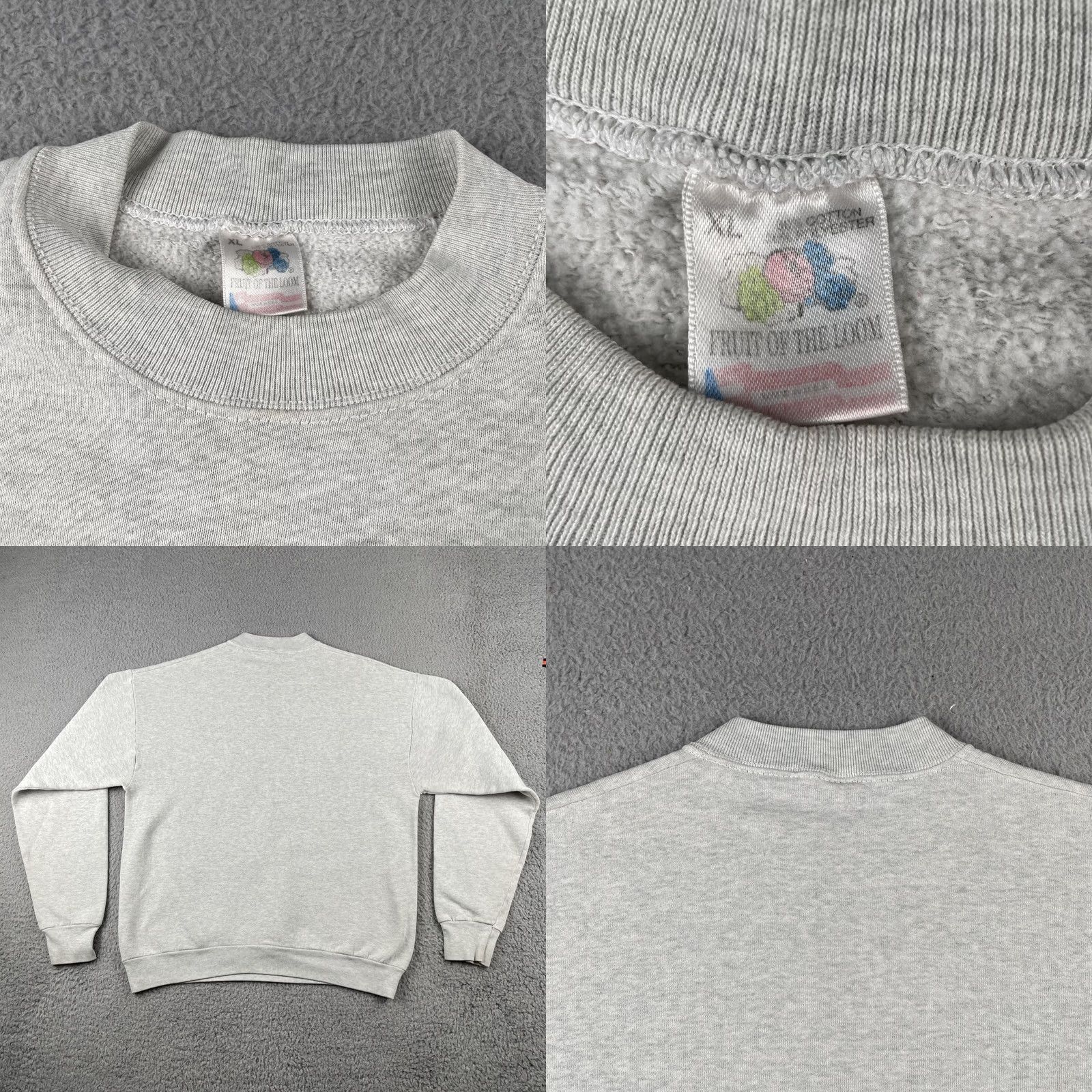 Fruit Of The Loom VINTAGE Fruit of the Loom Sweatshirt Mens XL Chesapeake Bay Blue Crab Made In USA Sweatshirt Size US XL / EU 56 / 4 - 9 Thumbnail