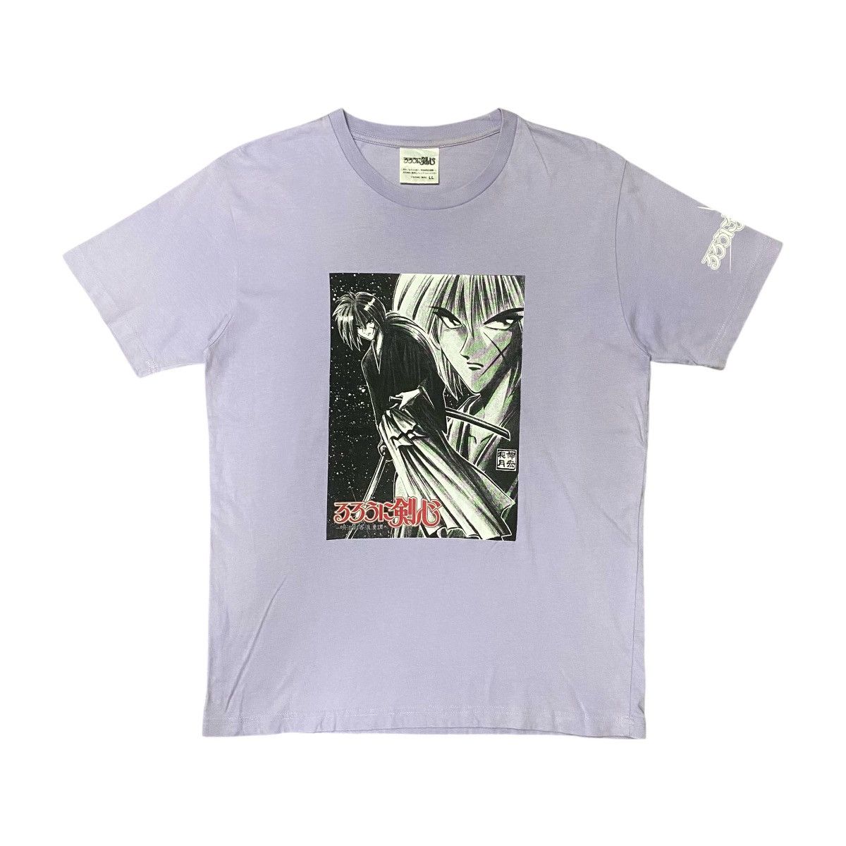 Anime Vintage Samurai X Himura Kenshin Anime T Shirt Size US L / EU 52-54 / 3 - 1 Thumbnail