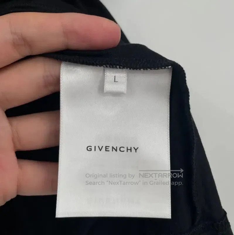 Givenchy Givenchy Black Cotton Short Sleeve T-Shirt . Size L / US 10 / IT 46 - 4 Thumbnail
