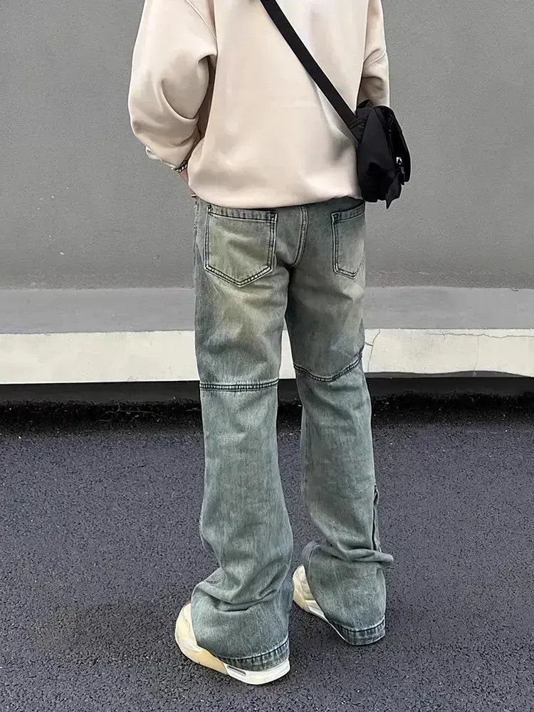 Japanese Brand Retro washed multi pocket jeans Size US 32 / EU 48 - 4 Thumbnail