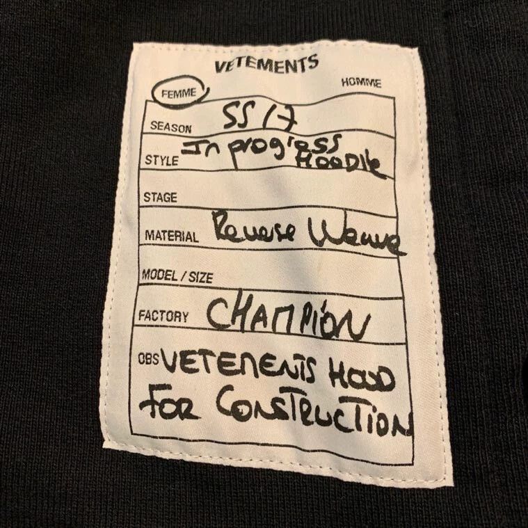Vetements Vetements Black Ripped Hoodie XS Size Size US XS / EU 42 / 0 - 2 Thumbnail