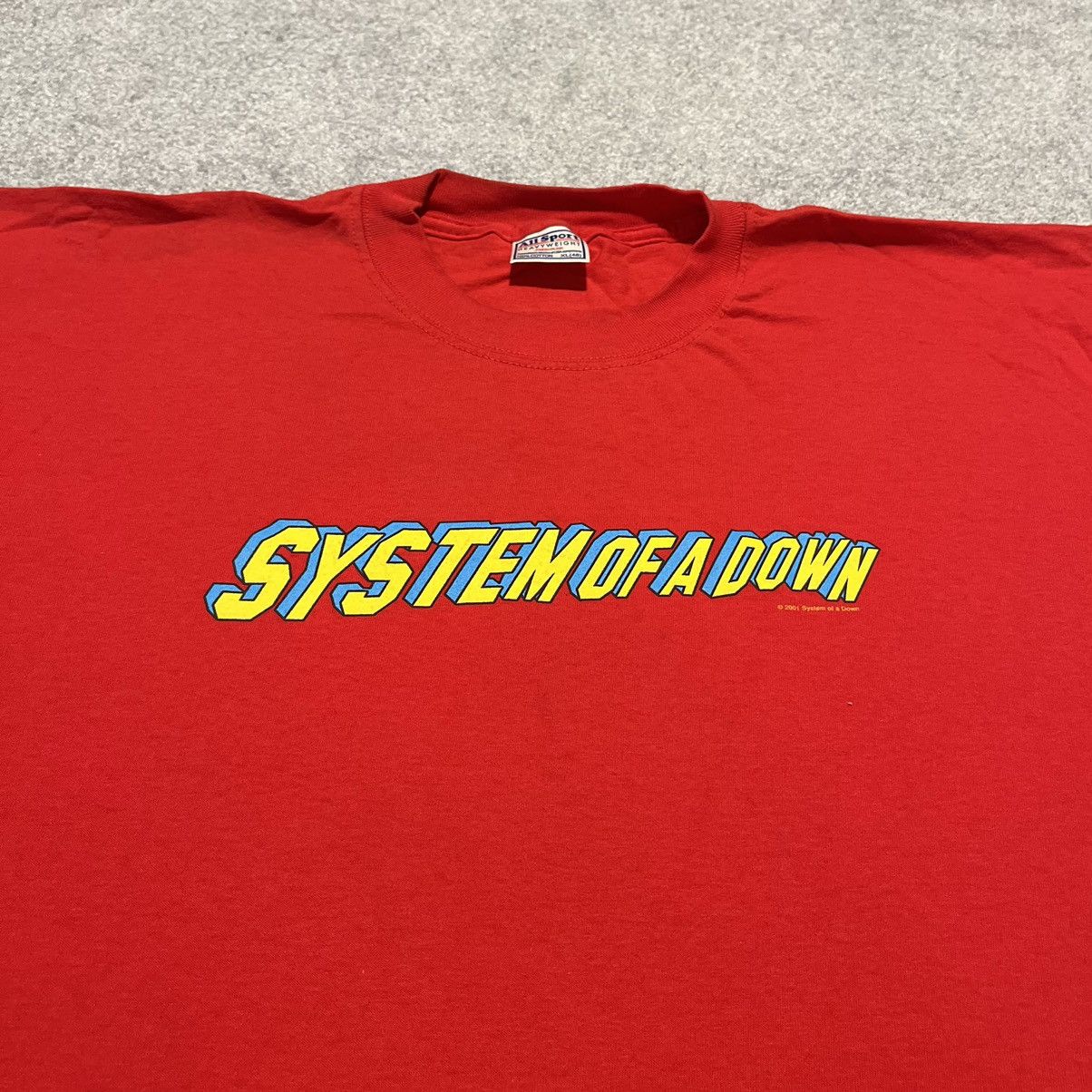 Band Tees Vintage 2002 System of a Down Superman Comics Band Logo Tee Size US XL / EU 56 / 4 - 2 Thumbnail