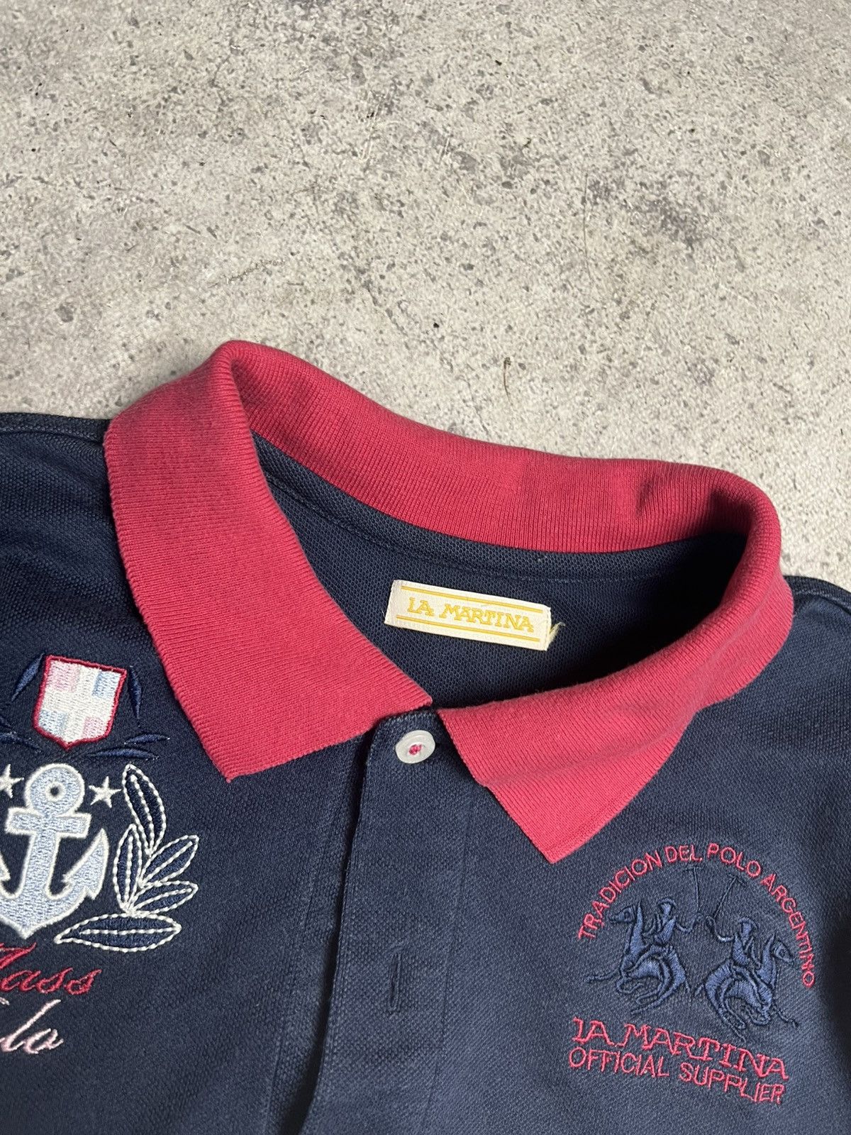 La Martina Vintage 90's la martina polo shirt Ralph lauren Thailand Size US S / EU 44-46 / 1 - 4 Thumbnail