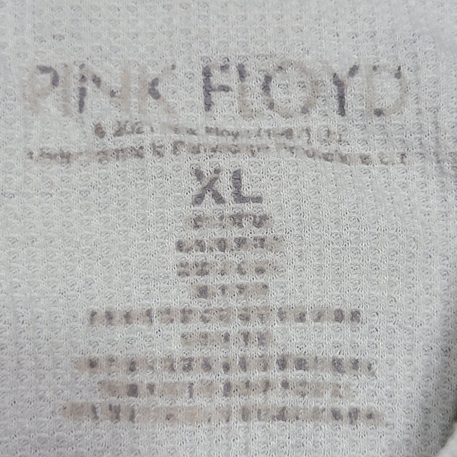 Pink Floyd Pink Floyd Waffle Knit LS Crop Top "Dark Side '73 Tour" - XL Size XL / US 12-14 / IT 48-50 - 4 Thumbnail