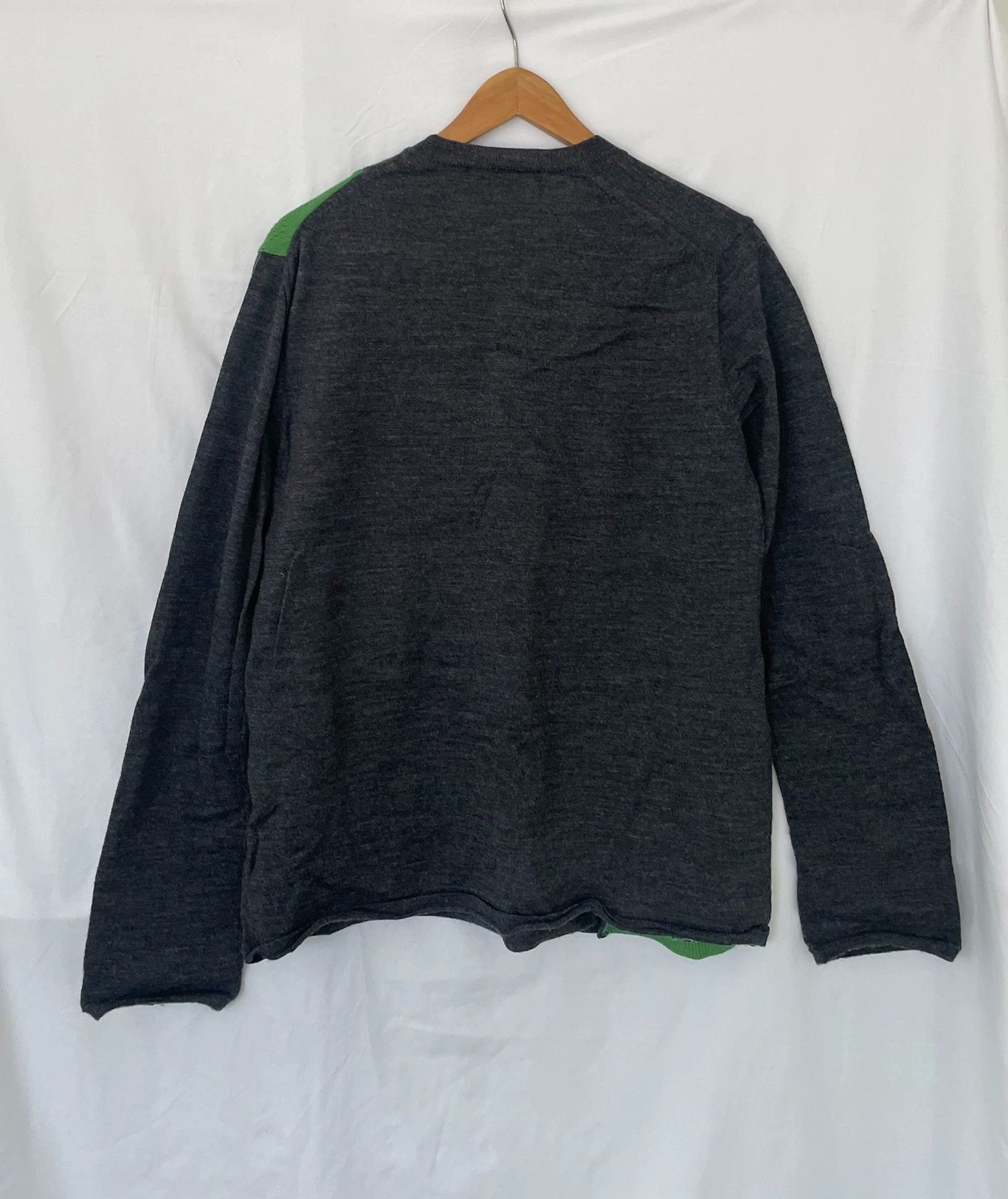 Comme des Garcons Comme des Garçons shirt, patchwork wool sweater Size US M / EU 48-50 / 2 - 2 Thumbnail