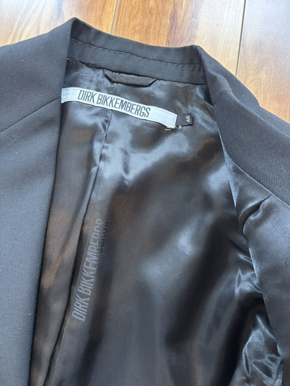 Dirk Bikkembergs Dirk Bikkembergs 90’s Peak Lapel Virgin Wool Blazer Size 46R - 4 Thumbnail