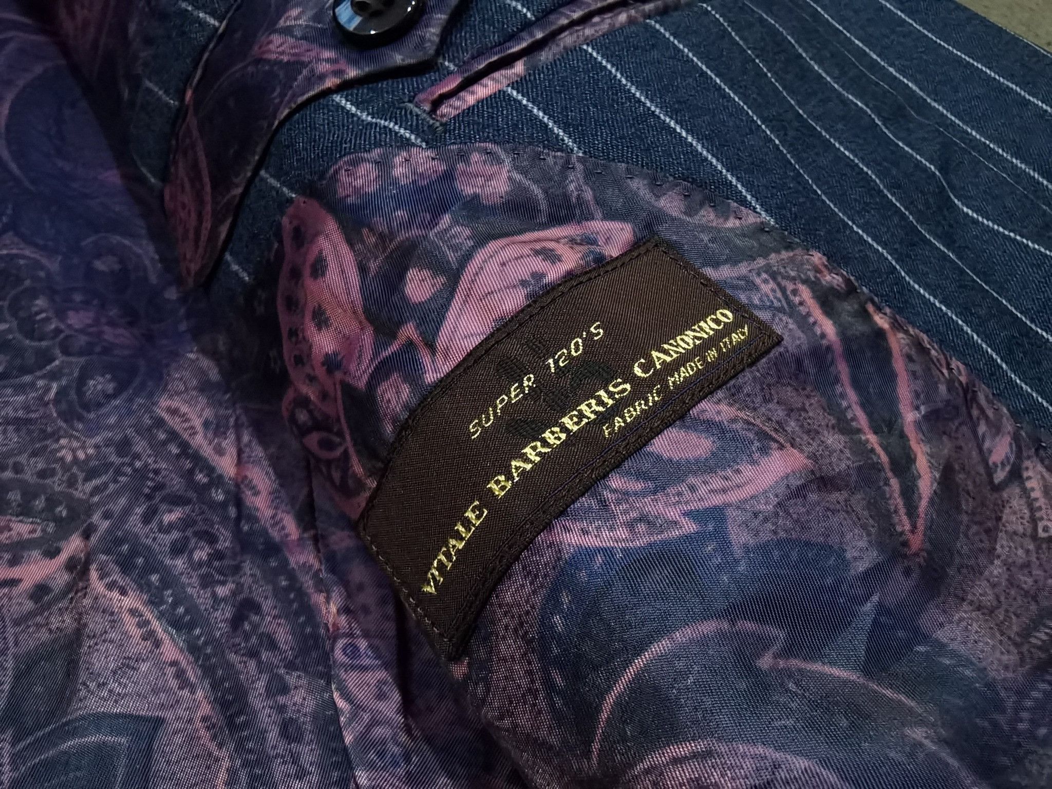Vitale Barberis Canonico VITALE BARBERIS CANONICO blazer L 7214 Size 38L - 5 Thumbnail