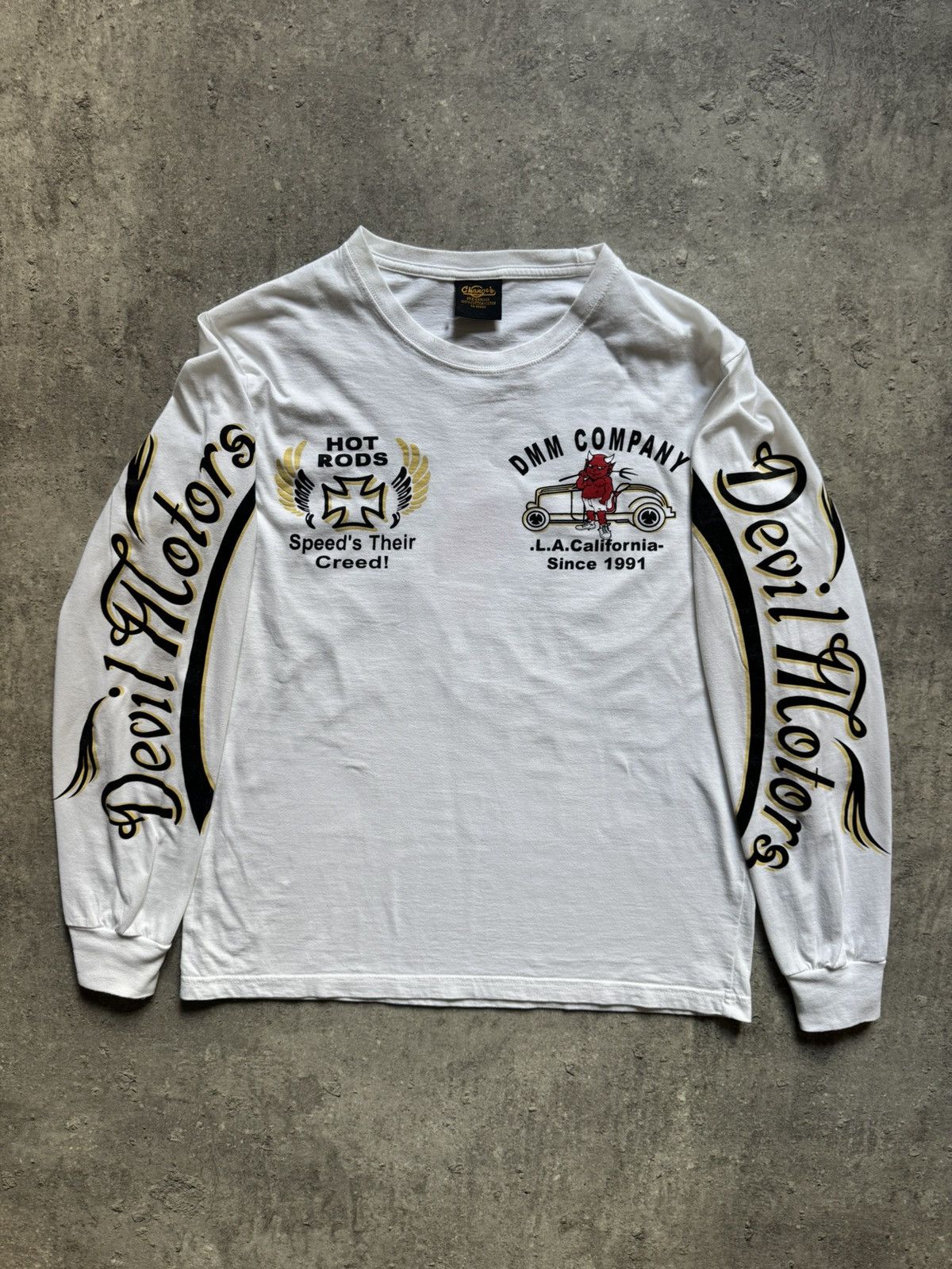 Changes Vintage Tedman Devil Motors Ted Company Hot Rod Long sleeve Size US M / EU 48-50 / 2 - 2 Thumbnail