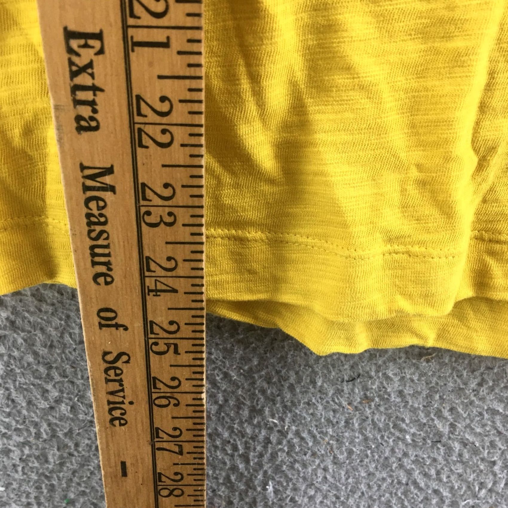 Vintage Chicos Blouse Womens L Yellow Cotton Blend Short Puff Sleeve Casual Pullover Shirt Mens? Size L / US 10 / IT 46 - 6 Thumbnail