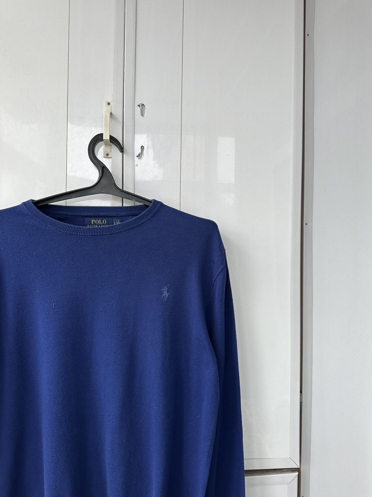 Polo Ralph Lauren Vintage Polo Ralph Lauren Blue Sweater Logo Size US L / EU 52-54 / 3 - 4 Thumbnail
