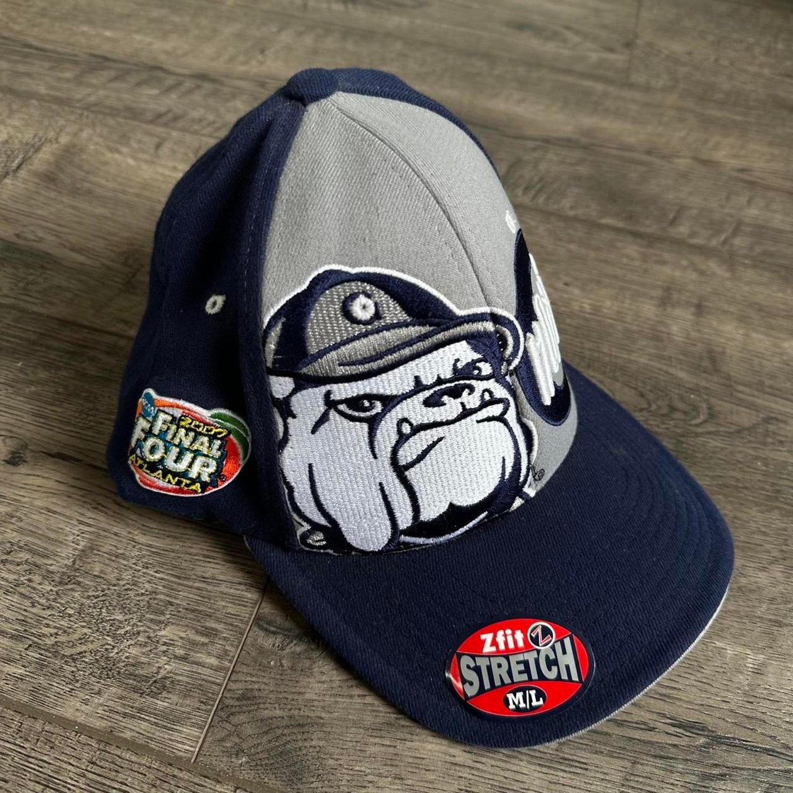 Vintage Vintage 2007 Georgetown NCAA Final Four Basketball Flex Hat Size ONE SIZE - 1 Thumbnail