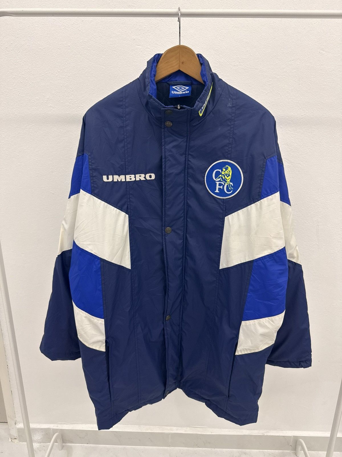 Chelsea Soccer Vintage Rare 97/98 UMBRO Chelsea FC Football Training Jacket Size US L / EU 52-54 / 3 - 1 Thumbnail