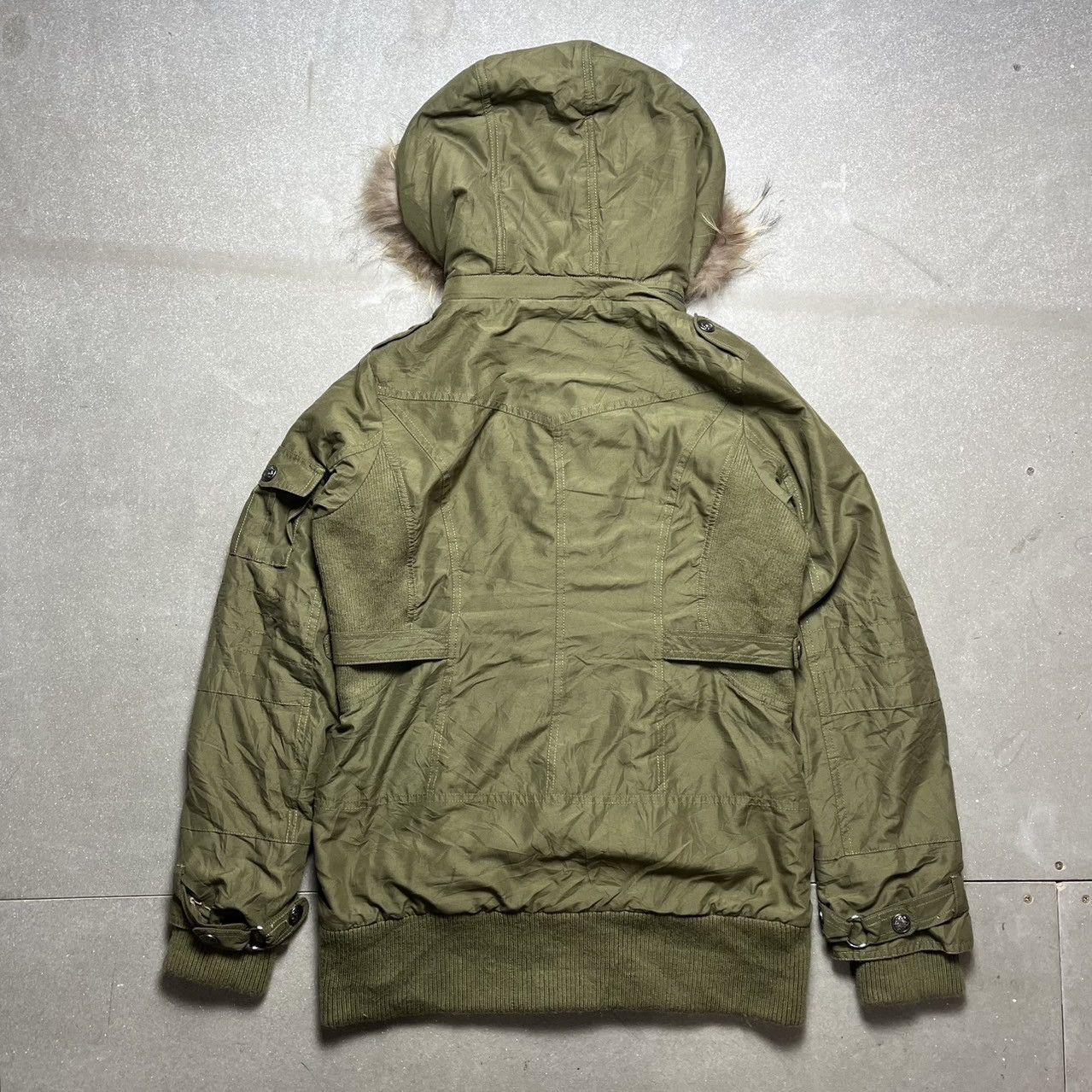 If Six Was Nine × Japanese Brand × Le Grande Bleu (L.G.B.) Japanese Brand Military Style Jacket fur Hoodie Size US M / EU 48-50 / 2 - 22 Thumbnail
