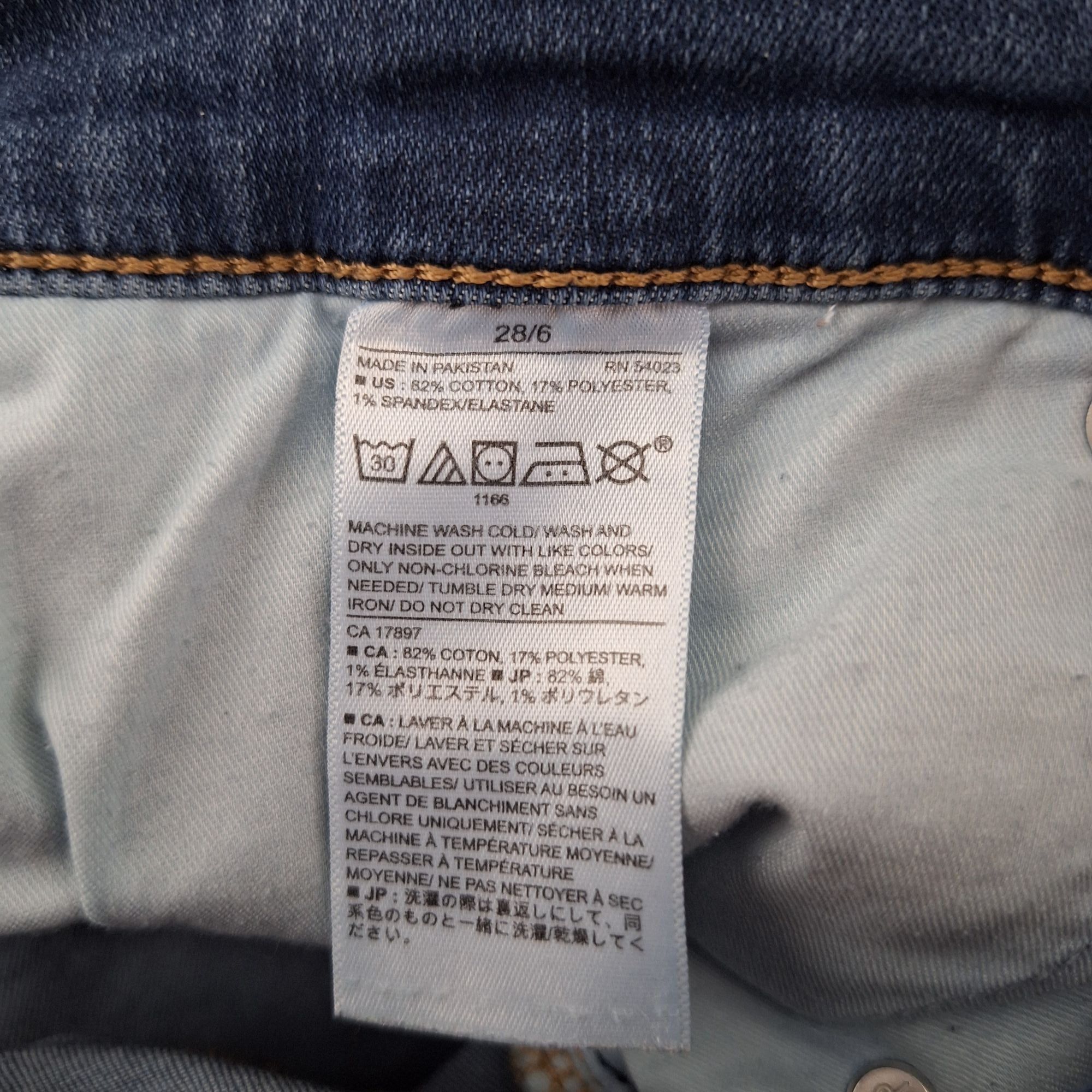 Banana Republic Banana Republic High Rise Soft Skinny Jeans Dark Wash 28/6 I Size 28" / US 6 / IT 42 - 5 Thumbnail