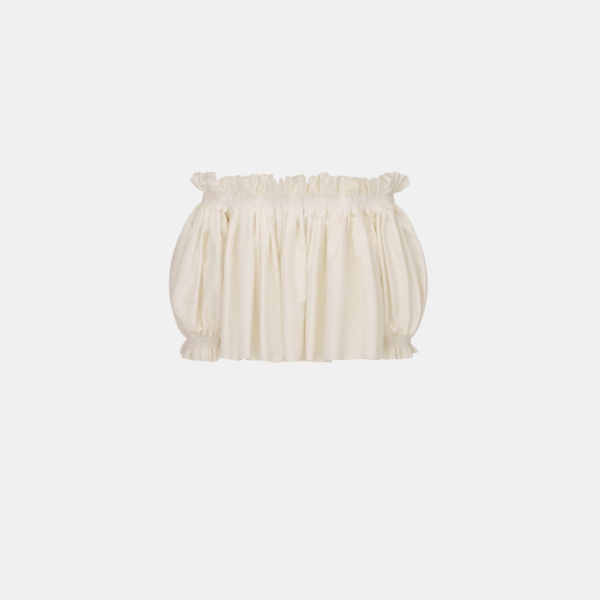 Dior o1bcso1str0225 Blouse in Ecru Size M / US 6-8 / IT 42-44 - 2 Thumbnail