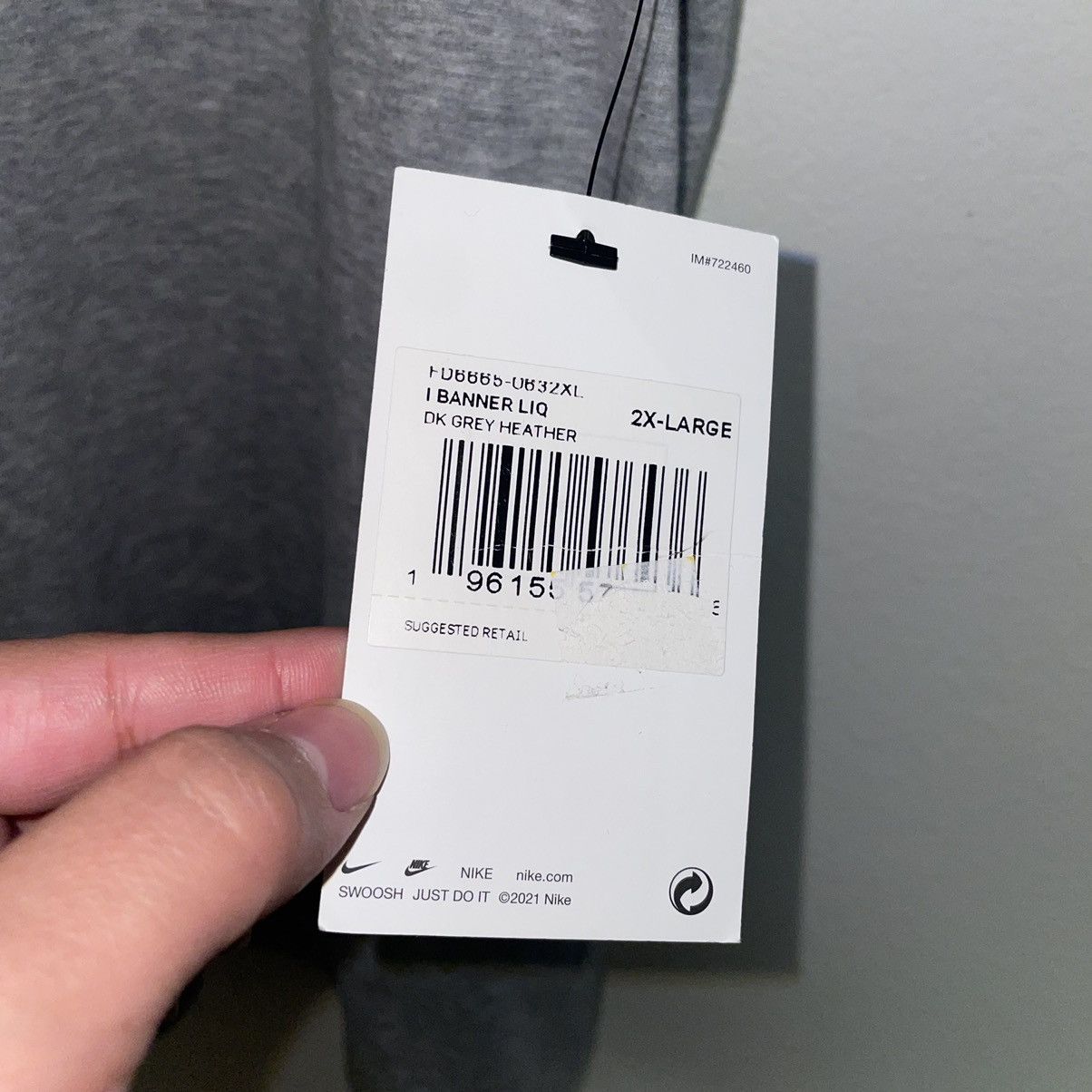Nike Nike Just Do It T-shirt XXL Size US XXL / EU 58 / 5 - 2 Thumbnail