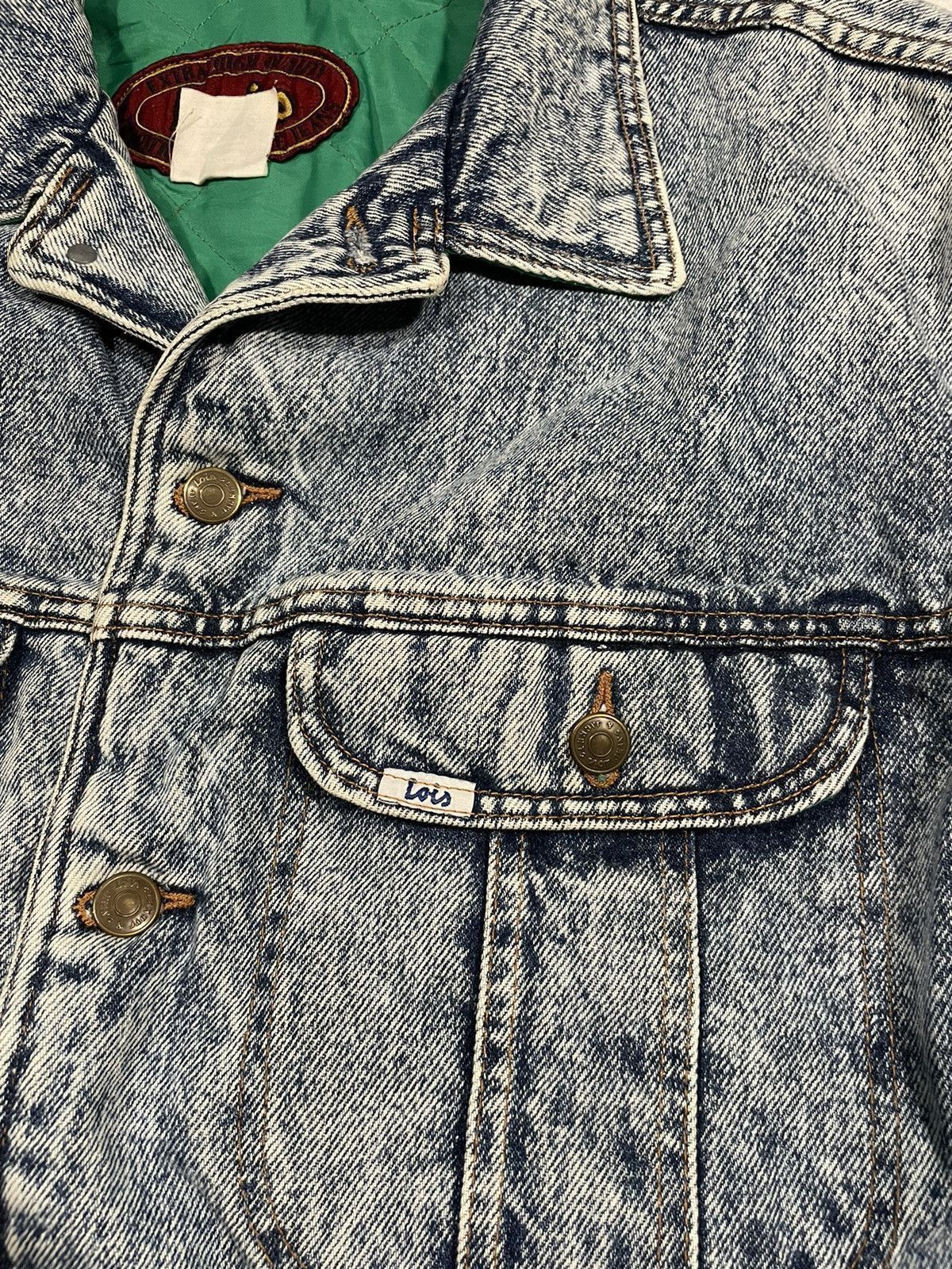 Lee 80s Vintage Lee Storm Rider Style Lois Denim Jacket Size US L / EU 52-54 / 3 - 6 Thumbnail