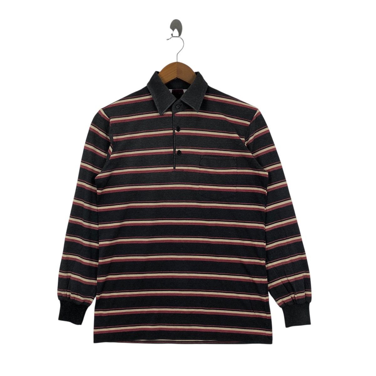 Johnbull Vintage 90s JOHN BULL Kojima Renown Polos Stripes Size US M / EU 48-50 / 2 - 1 Thumbnail