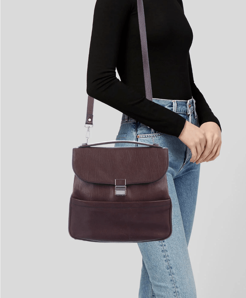Proenza Schouler Proenza Schouler Burgundy Satchel comes with Strap Size ONE SIZE - 1 Thumbnail