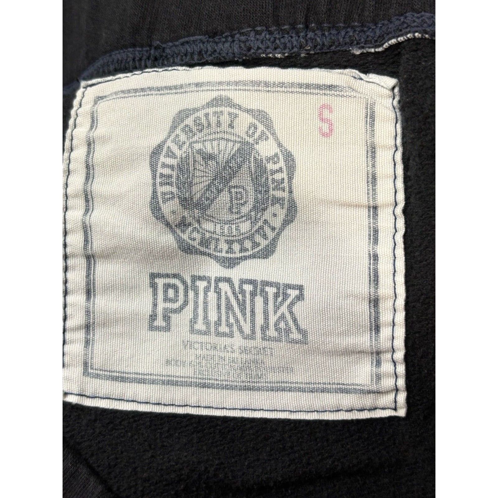 Pinko VINTAGE PINK Wide Leg Lounge Pants Small Black Cotton Blend Women Size 28" / US 6 / IT 42 - 6 Thumbnail
