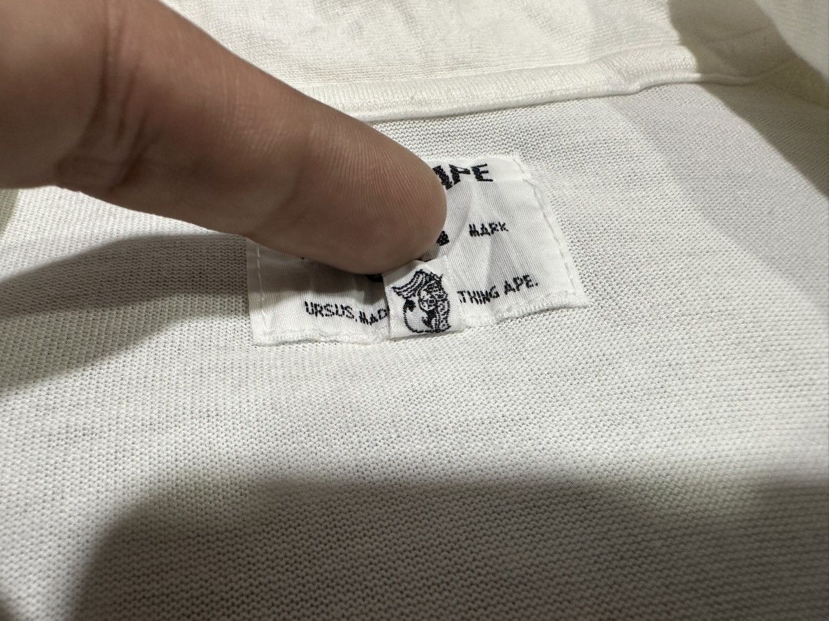 Bape 🔥Ursus Bape Polo Shirt Behind The Scene Reverse Printed Size US M / EU 48-50 / 2 - 8 Thumbnail