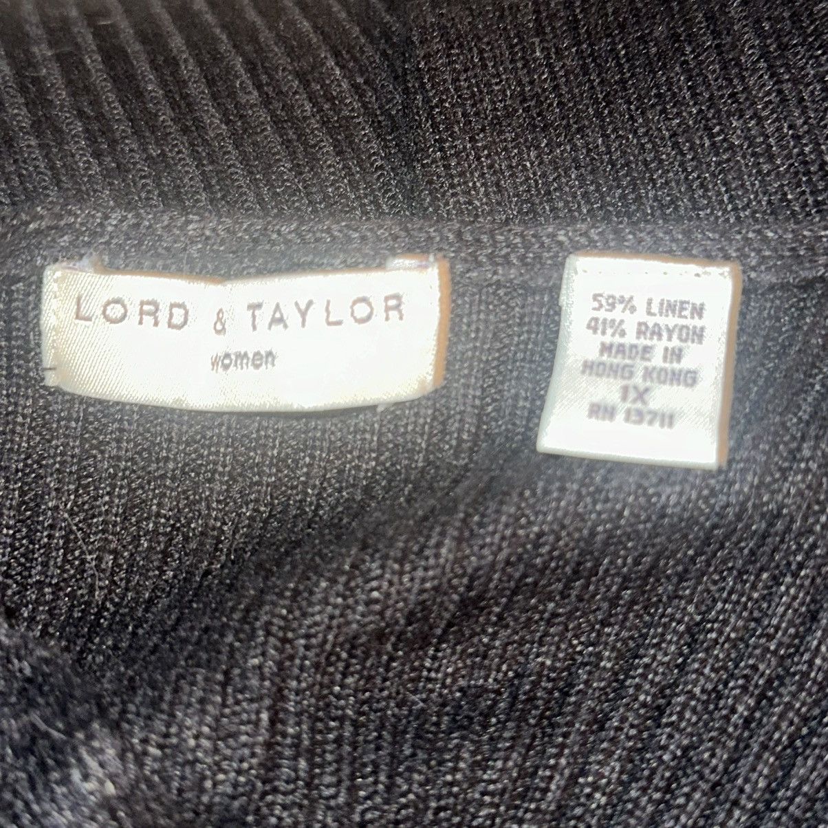Lord & Taylor Lord & Taylor ribbed V neck buttoned duster cardigan Size XXL / US 16-18 / IT 52-54 - 5 Thumbnail
