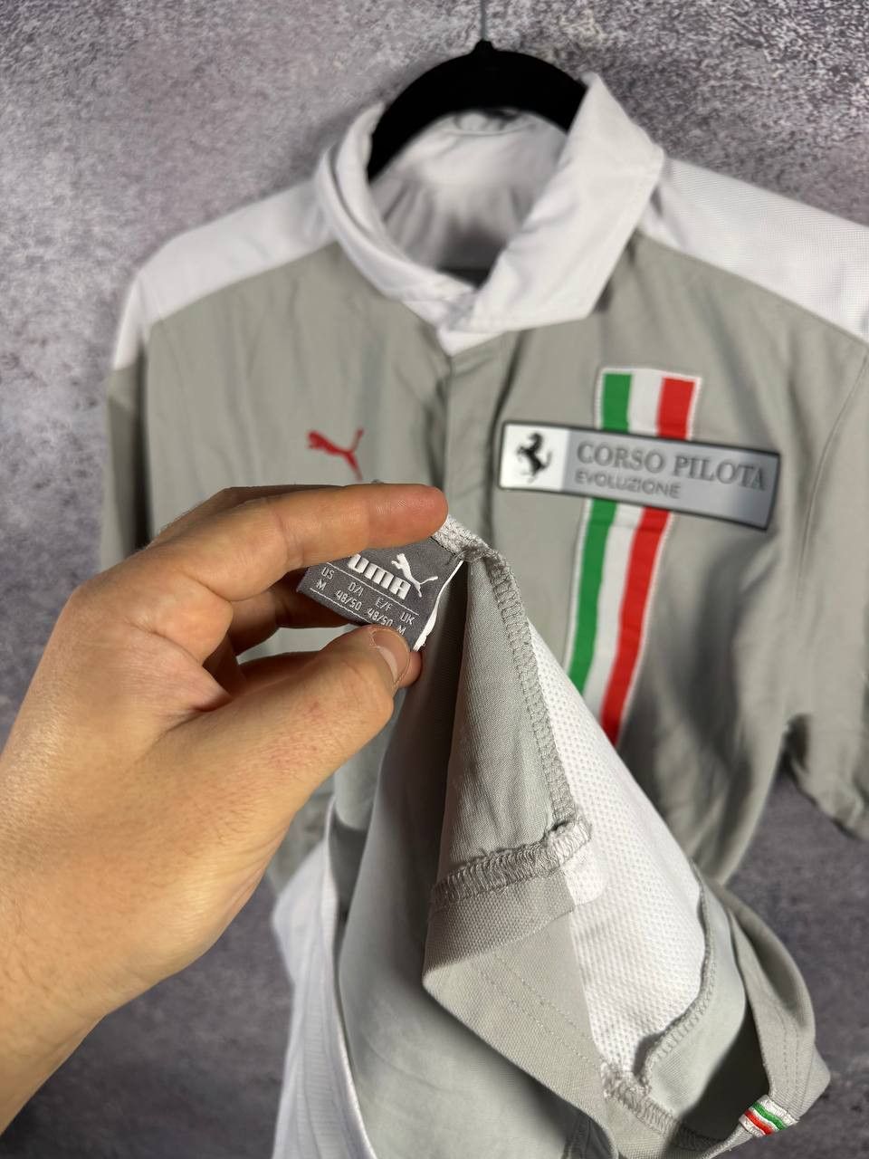 Ferrari × Formula 1 × Puma Vintage Puma Ferraru Corso Pilota Evoluzione Polo Shirt M sz Size US M / EU 48-50 / 2 - 9 Thumbnail