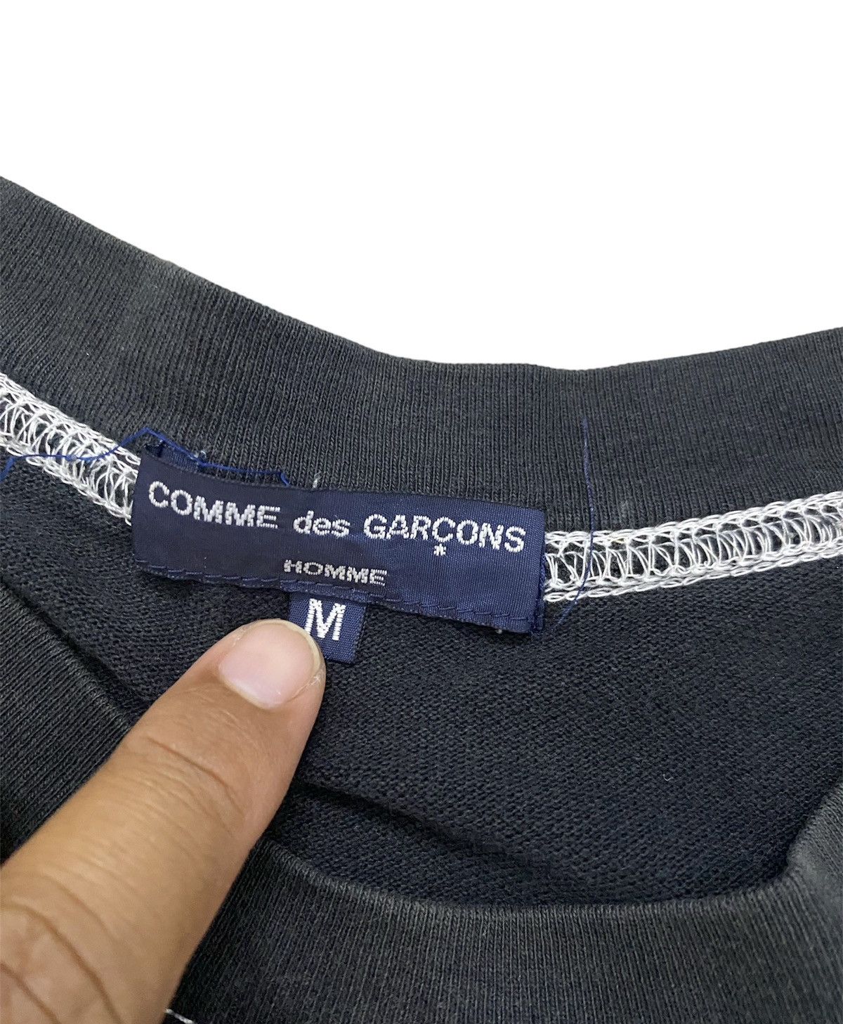 Comme des Garcons Homme × Comme des Garcons Homme Plus WHITE STITCHING T-SHIRT COMME DES GARCONS HOMME DESIGN Size US M / EU 48-50 / 2 - 5 Thumbnail