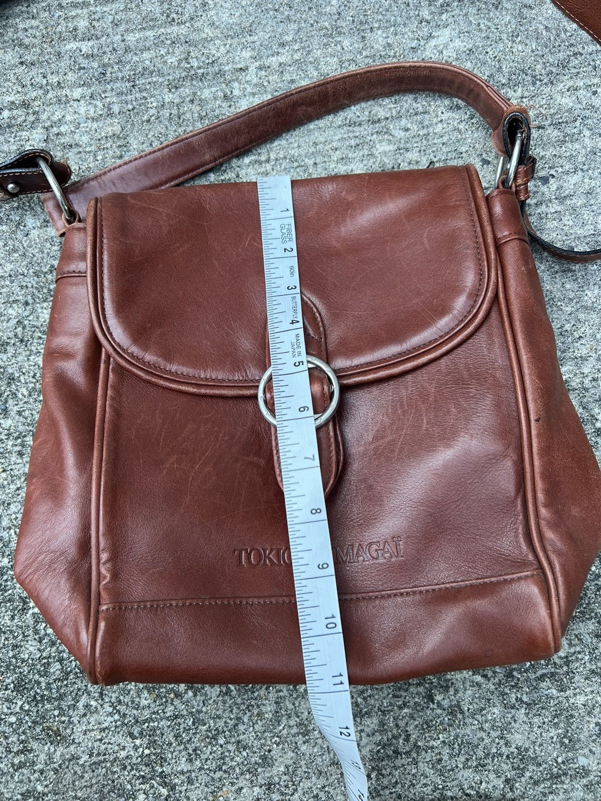 Tokio Kumagai Vintage 90s Tokio Kumagai Paris Patina Leather 2 Way Bag Size ONE SIZE - 22 Thumbnail