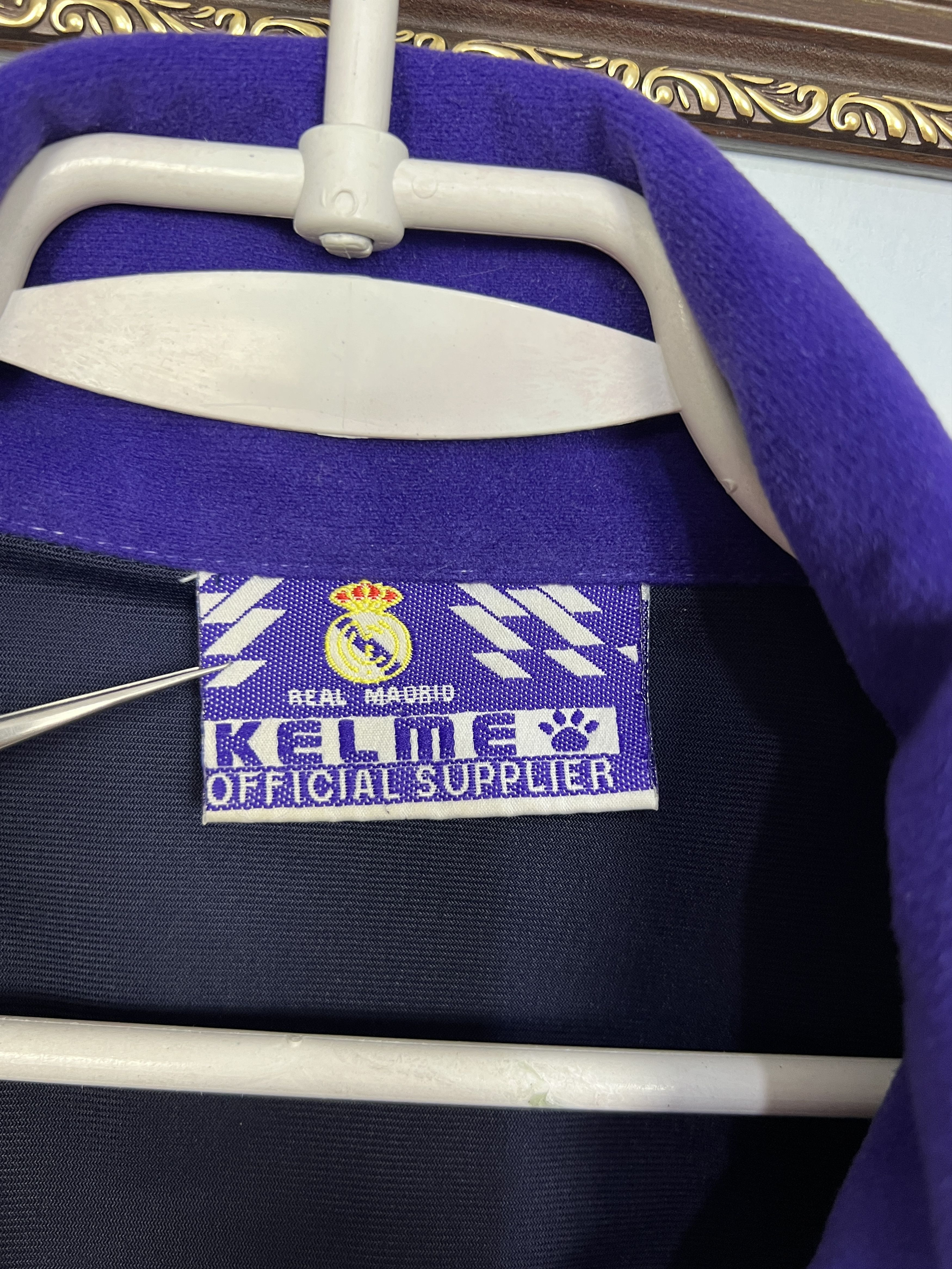 Vintage Kelme Real Madrid Football Jacket Soccer Track Top Rare Size US XXL / EU 58 / 5 - 7 Thumbnail