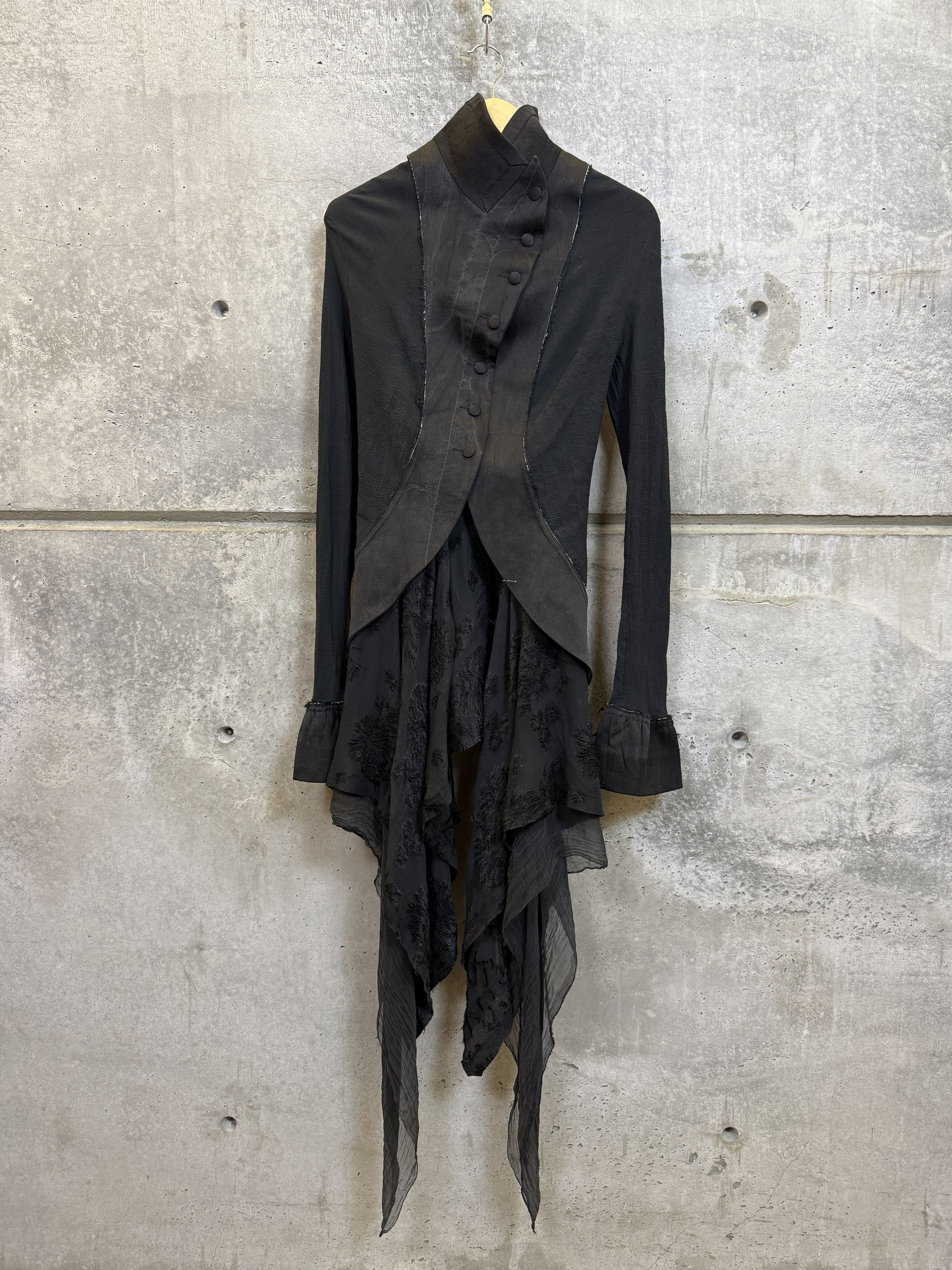 Marc Le Bihan Silk Long Sleeve Jacket