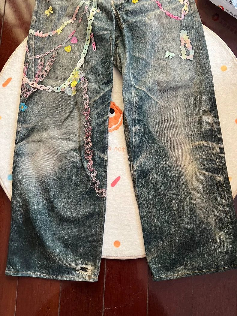 Acne Studios acne studios Make old washed candy chain jeans 2503-Nextarr Size US 28 / EU 44 - 3 Thumbnail