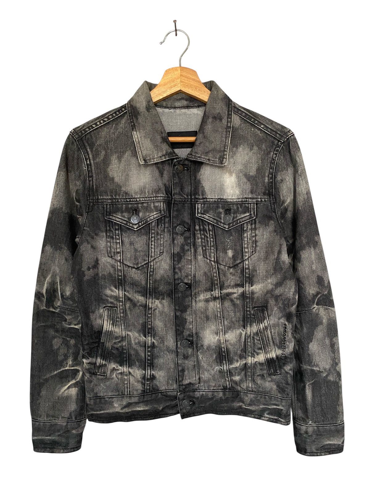Roen Roen X Semantic Design Bleached Distressed Denim Jacket Size US M / EU 48-50 / 2 - 3 Thumbnail