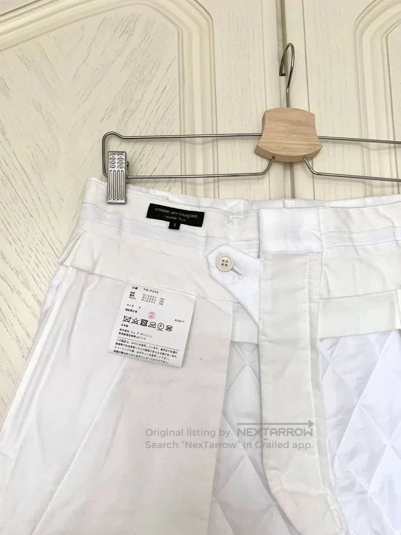Comme des Garcons Comme des Garcons Homme Plus White Shorts. Size US 34 / EU 50 - 3 Thumbnail