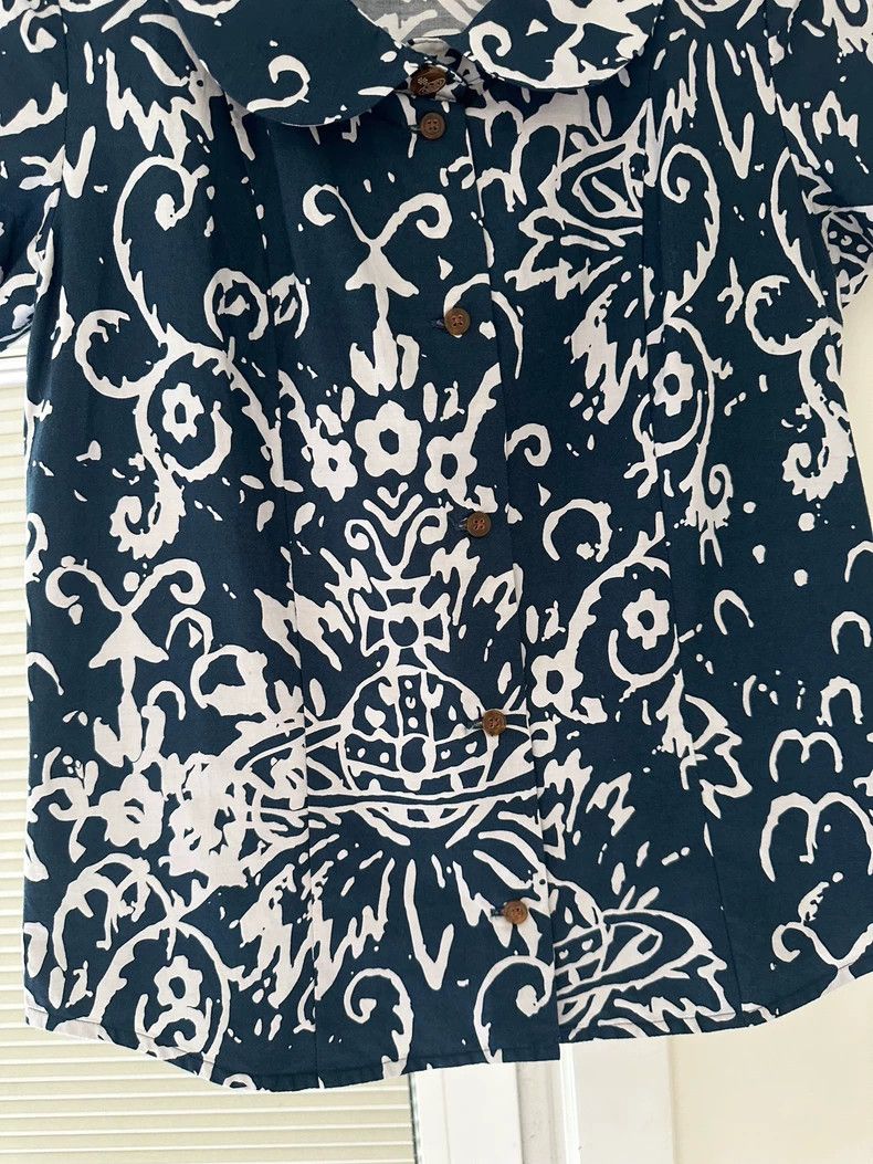 Vivienne Westwood Vivienne Westwood A collarless shirt Size M / US 6-8 / IT 42-44 - 3 Thumbnail