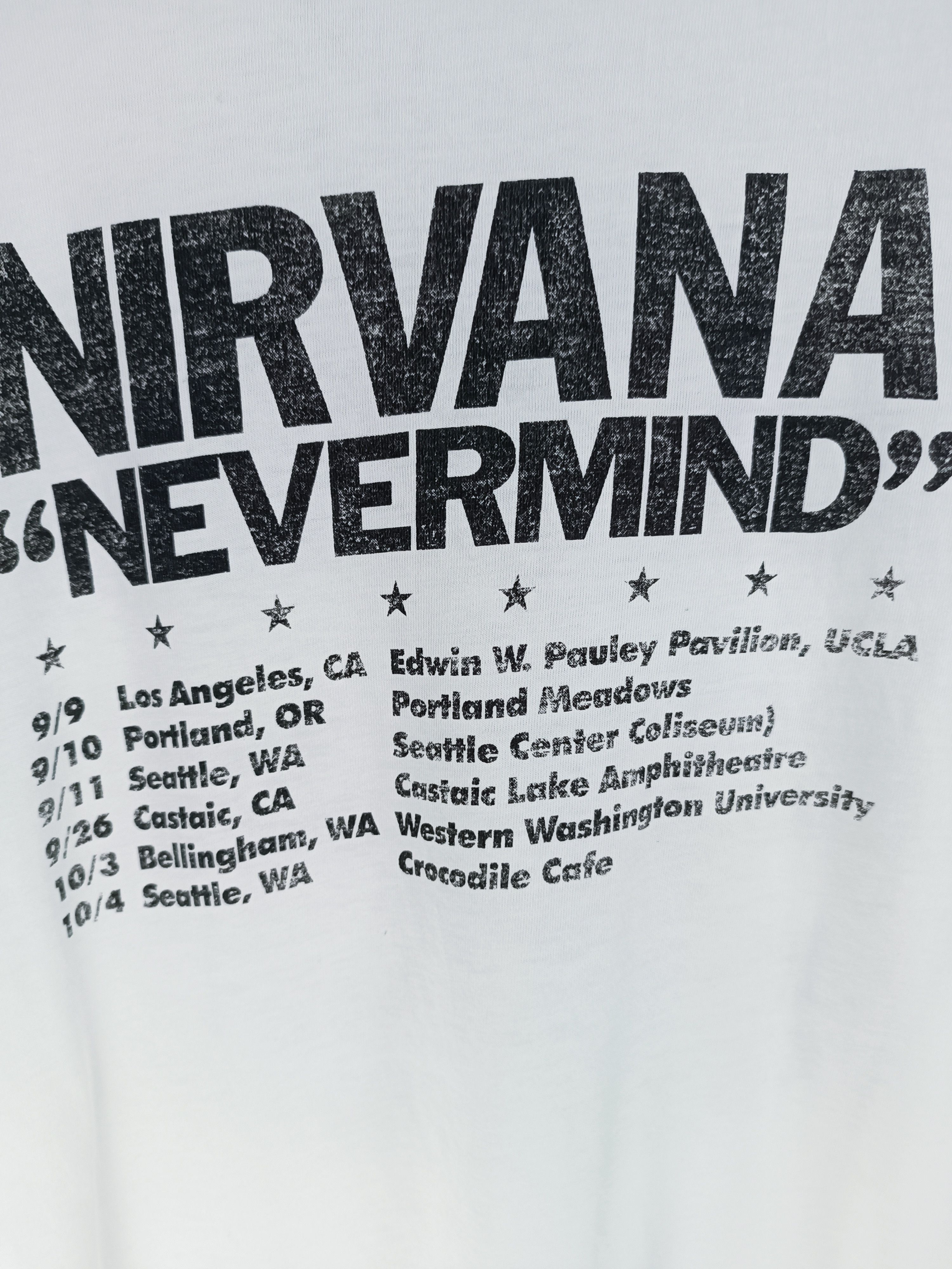 Vintage VINTAGE NIRVANA IN CONCERT ROCKING NEVERMIND 1992 GRUNGE TEE Size US M / EU 48-50 / 2 - 17 Thumbnail