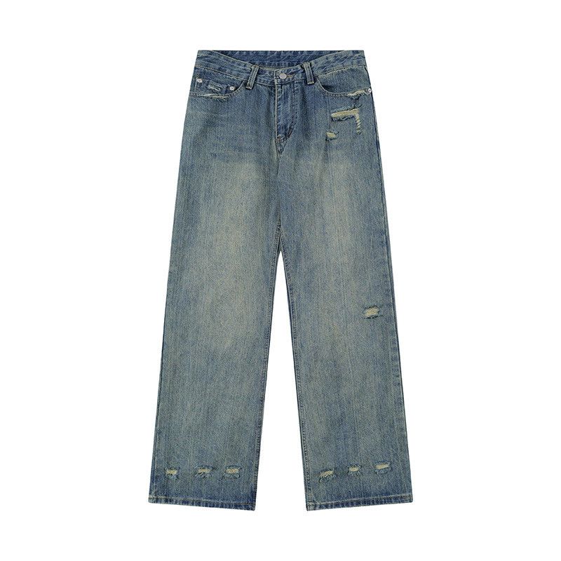 Jean High street washed distressed flared jeans for men Size US 32 / EU 48 - 1 Thumbnail
