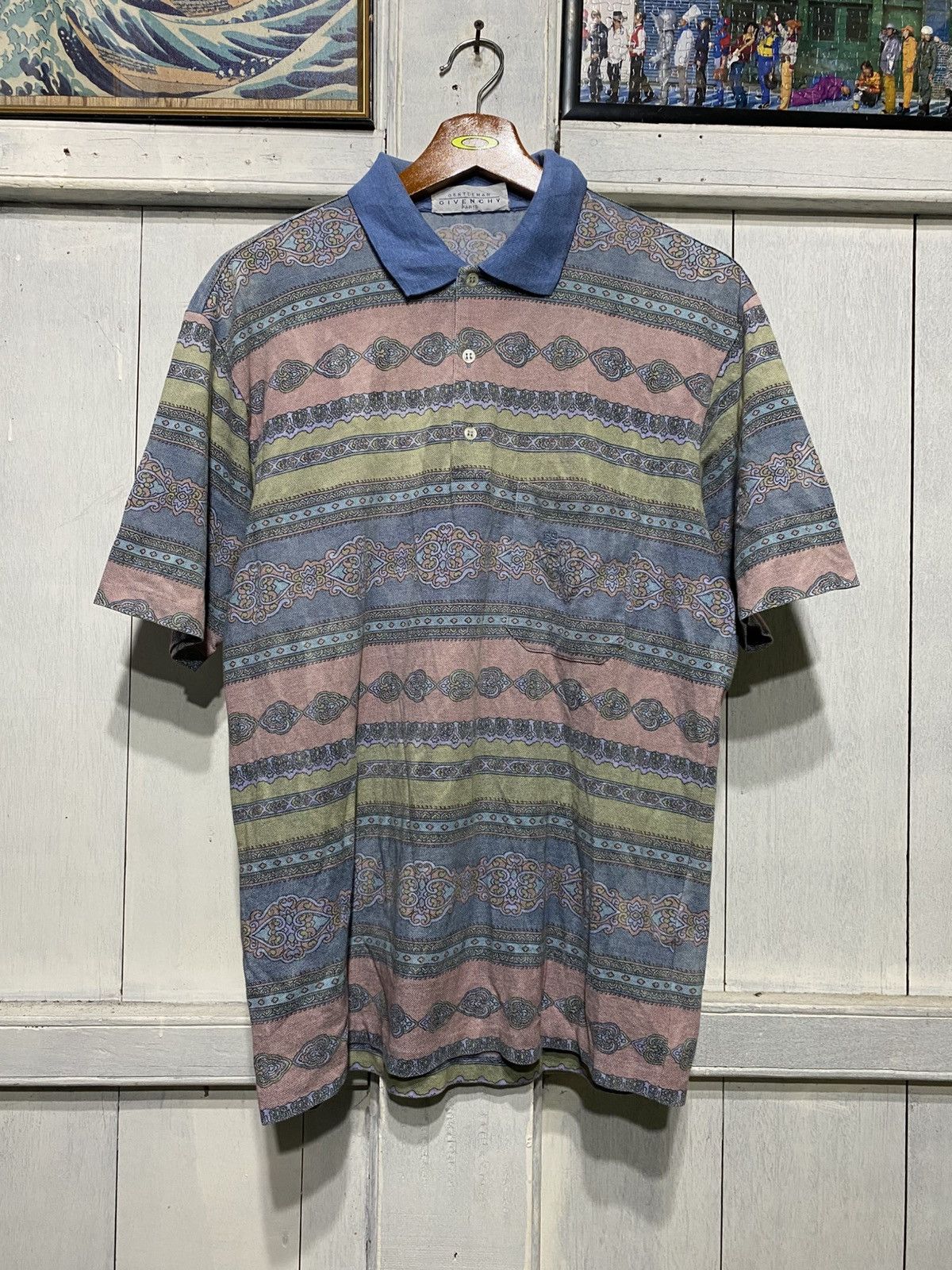 Givenchy × Vintage Vintage Givenchy Polo Shirt Size US L / EU 52-54 / 3 - 1 Thumbnail