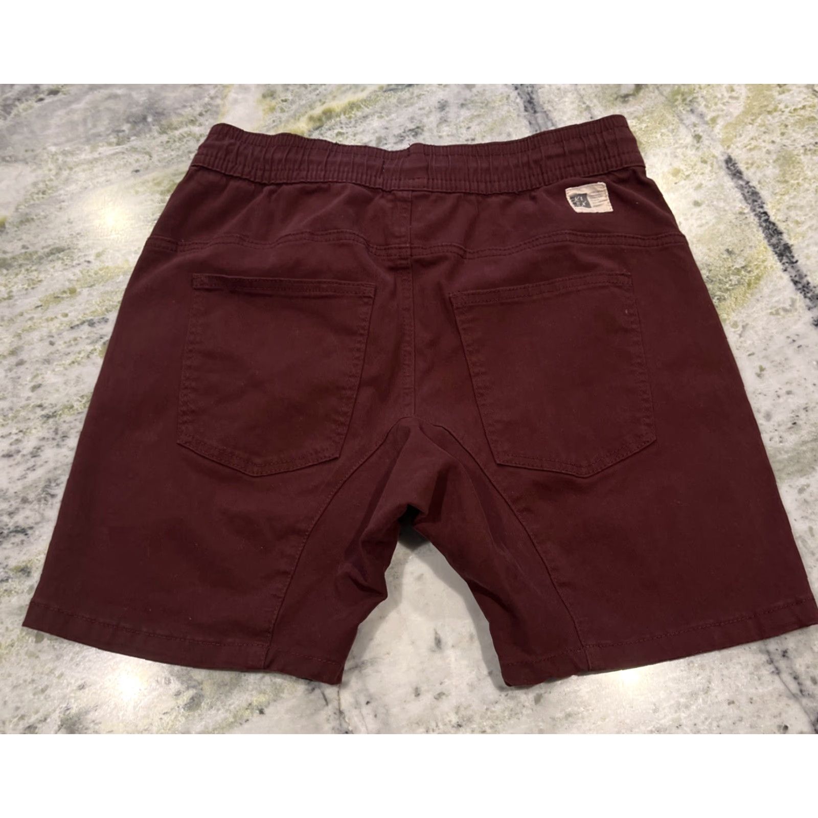 Vintage LIRA CRIX Athletic Shorts Mens 30" Red Drawstring Elastic Waist Pockets 6" Inseam Size US 30 / EU 46 - 4 Thumbnail