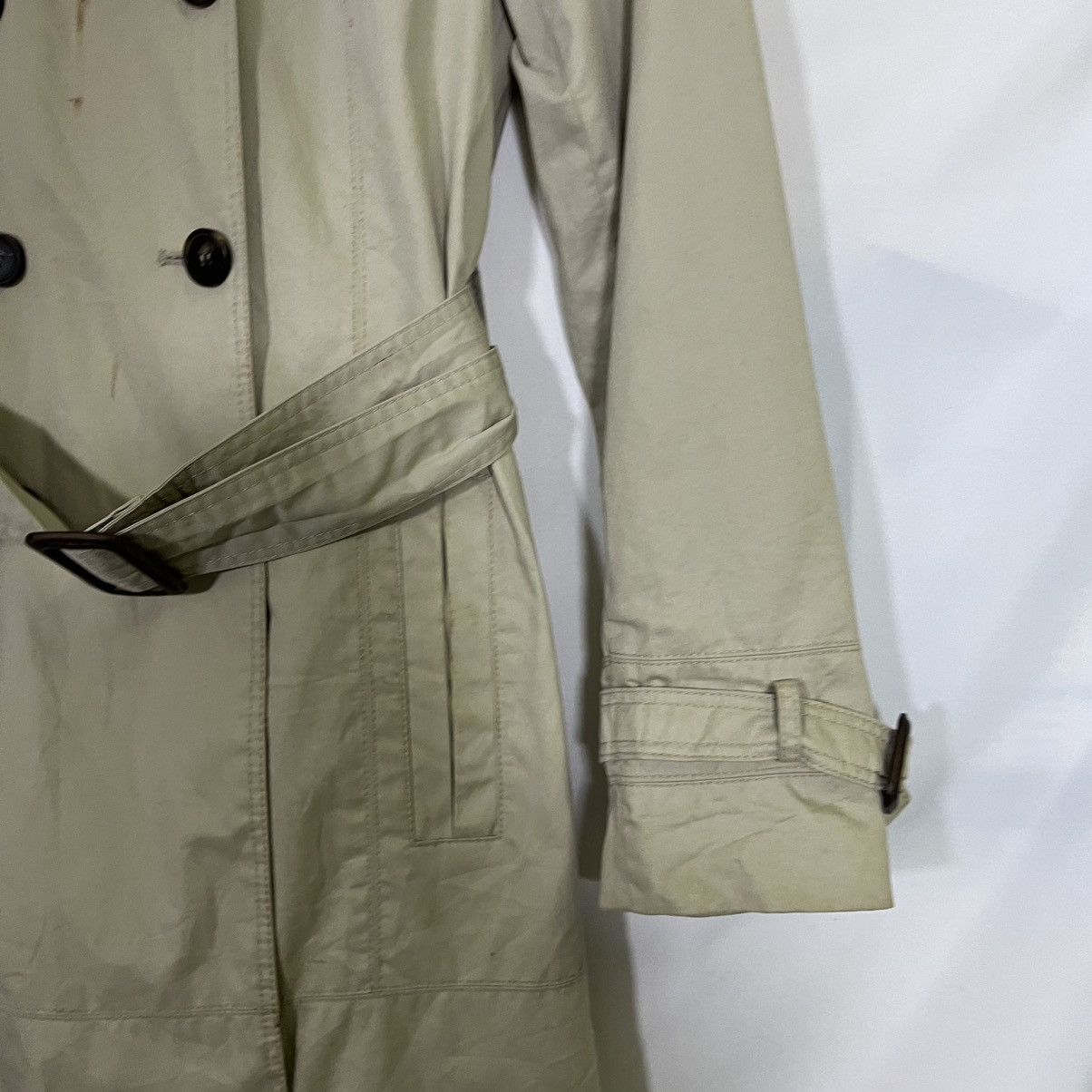 Vintage VINTAGE ZARA TRENCH COAT Size XS / US 0-2 / IT 36-38 - 3 Thumbnail