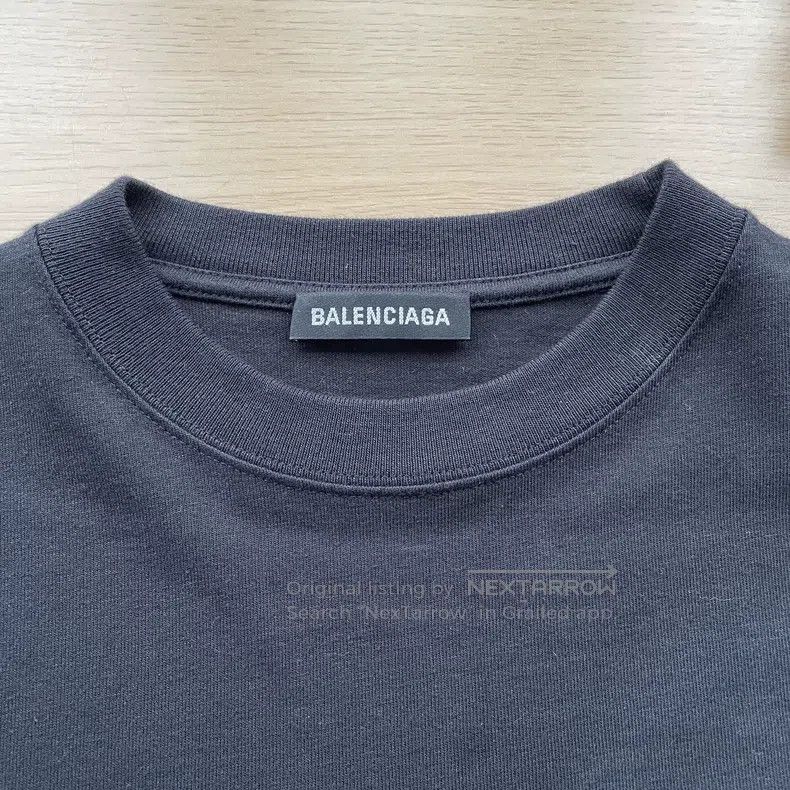 Balenciaga Balenciaga Printed Short Sleeve Raglan Sleeve T-Shirt Size US XS / EU 42 / 0 - 4 Thumbnail