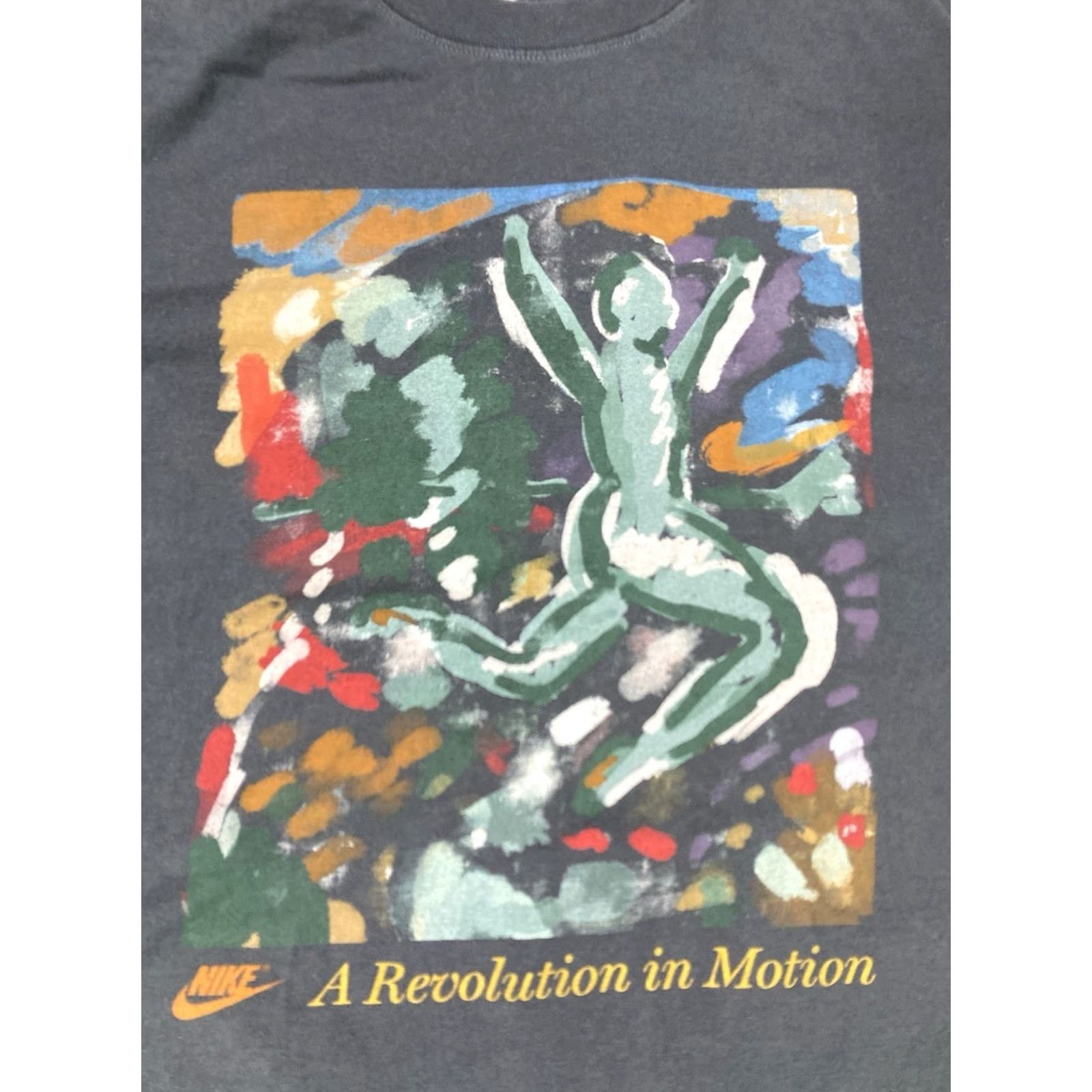 Nike Nike Graphic T-shirt Men XL Gray Short Sleeve Size US XL / EU 56 / 4 - 2 Thumbnail